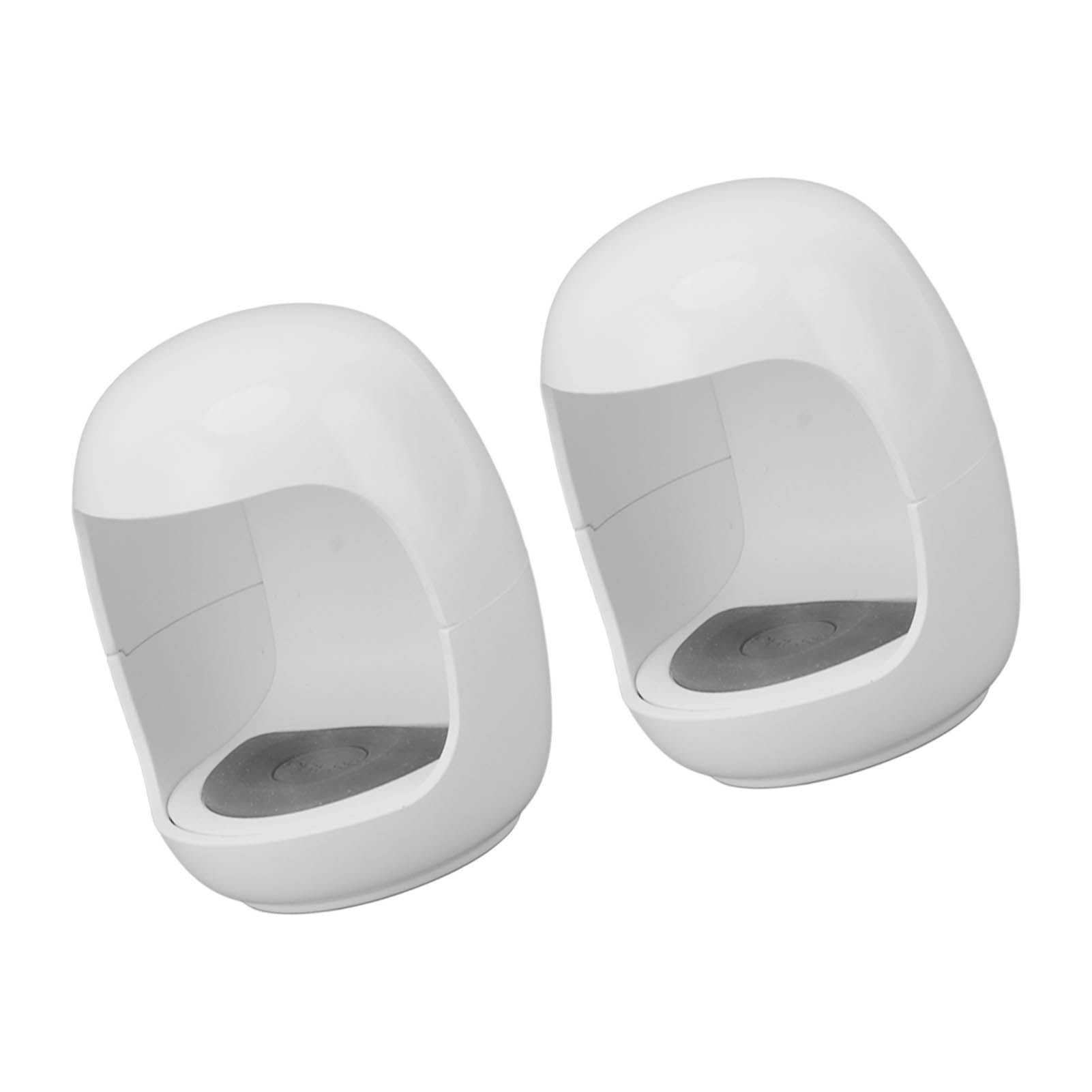 2Pcs Mini LED Nail Lamp Cute Mini Eggshell Quick Drying Portable UV Gel Nail Lamp for Home Nail Salon