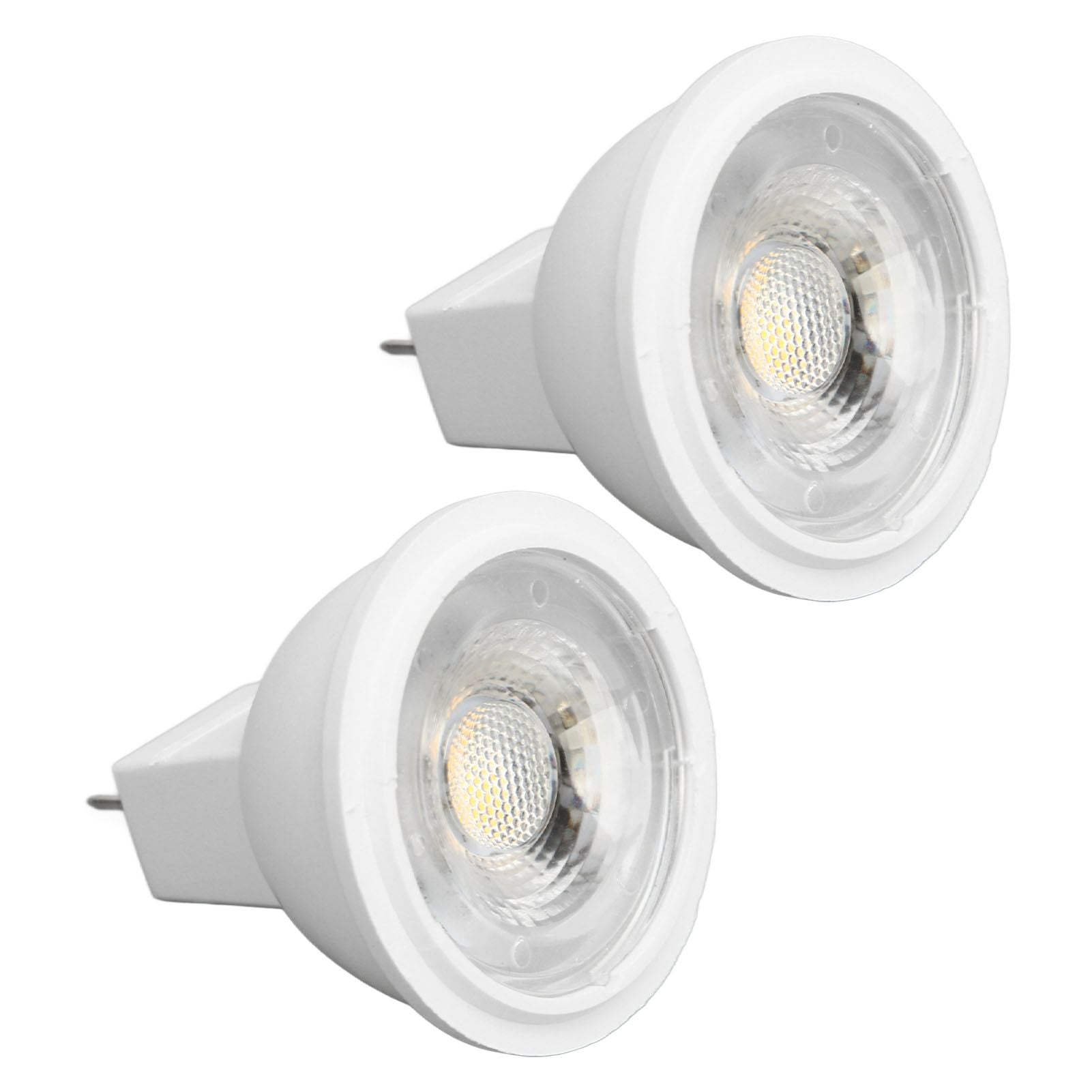 2Pcs MR11 Light Bulb High Brightness 3W 110V Faster Heat Dissipation GU4 Spotlight Bulbs for Landscape Lighting Bedroom Kitchen Warm Light