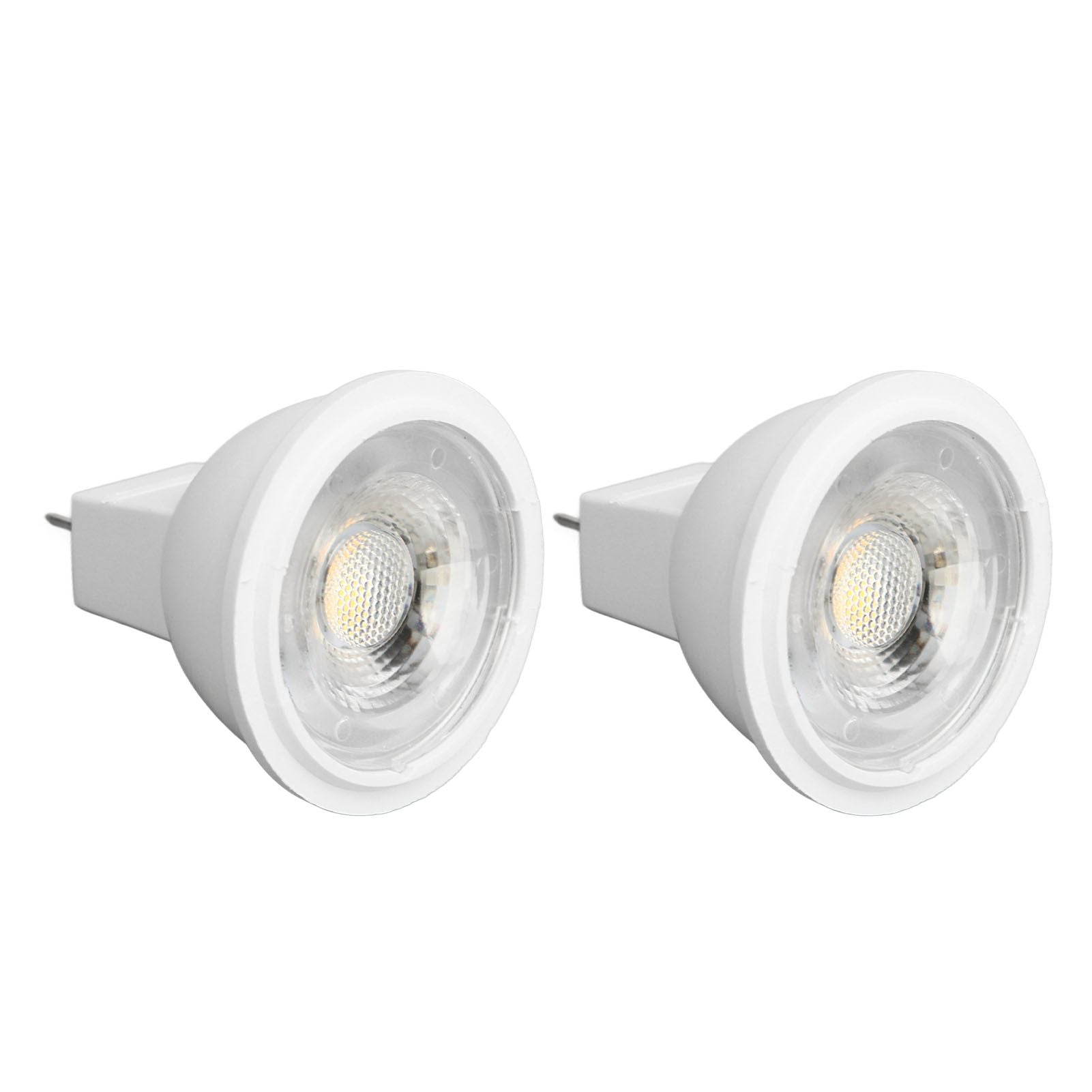 2Pcs MR11 Light Bulb High Brightness 3W 110V Faster Heat Dissipation GU4 Spotlight Bulbs for Landscape Lighting Bedroom Kitchen Warm Light