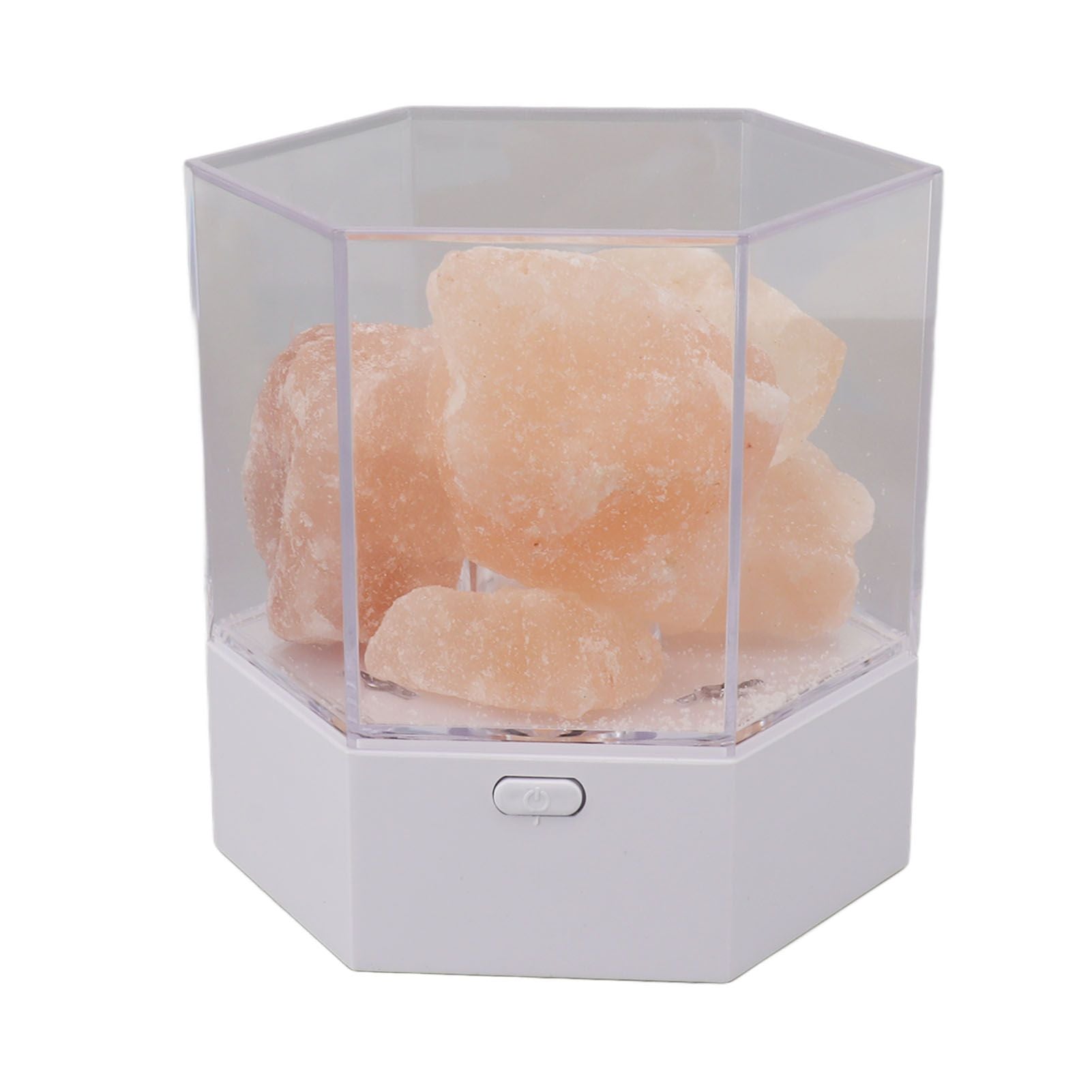 Himalayan Salt Lamp LED RGB Dimmable USB Decorative Essential Oil Aromatherapy Natural Crystal Salt Night Light for Bedroom Living Room