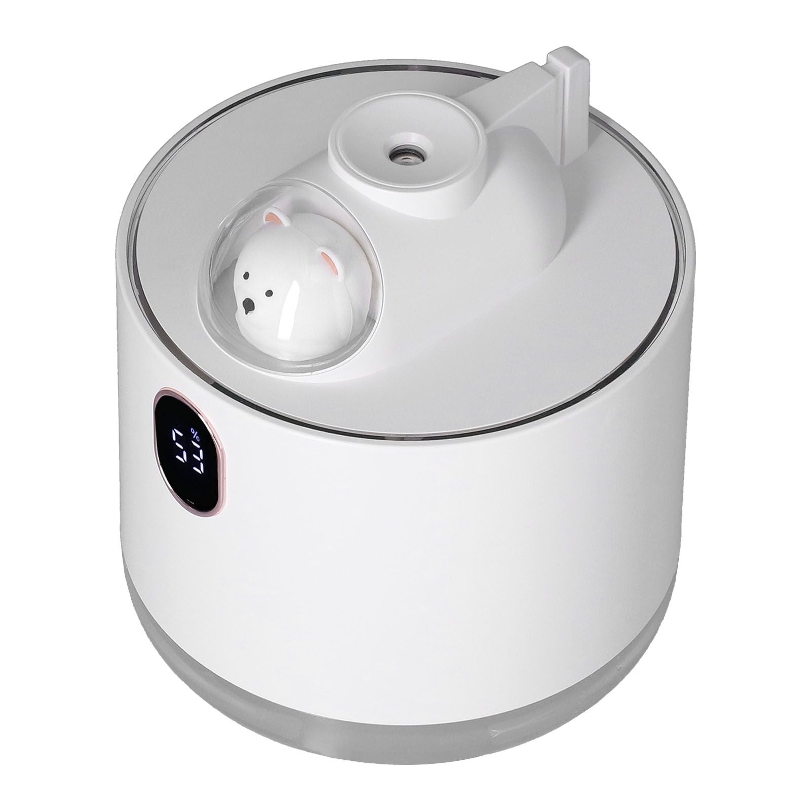 500ml Large Capacity Humidifier Spacecraft Night Light USB Charging Car Humidifier for HomeWhite