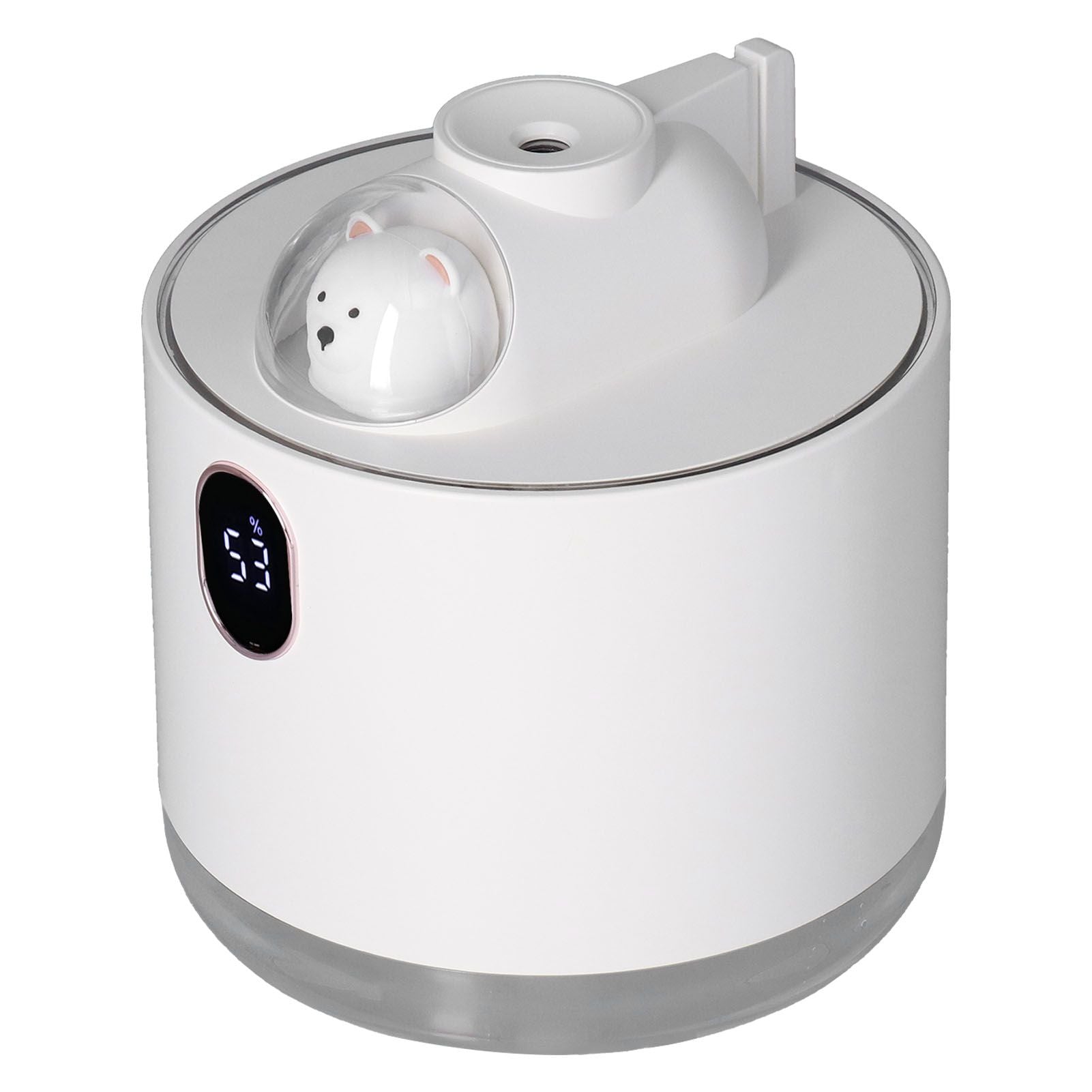 500ml Large Capacity Humidifier Spacecraft Night Light USB Charging Car Humidifier for HomeWhite