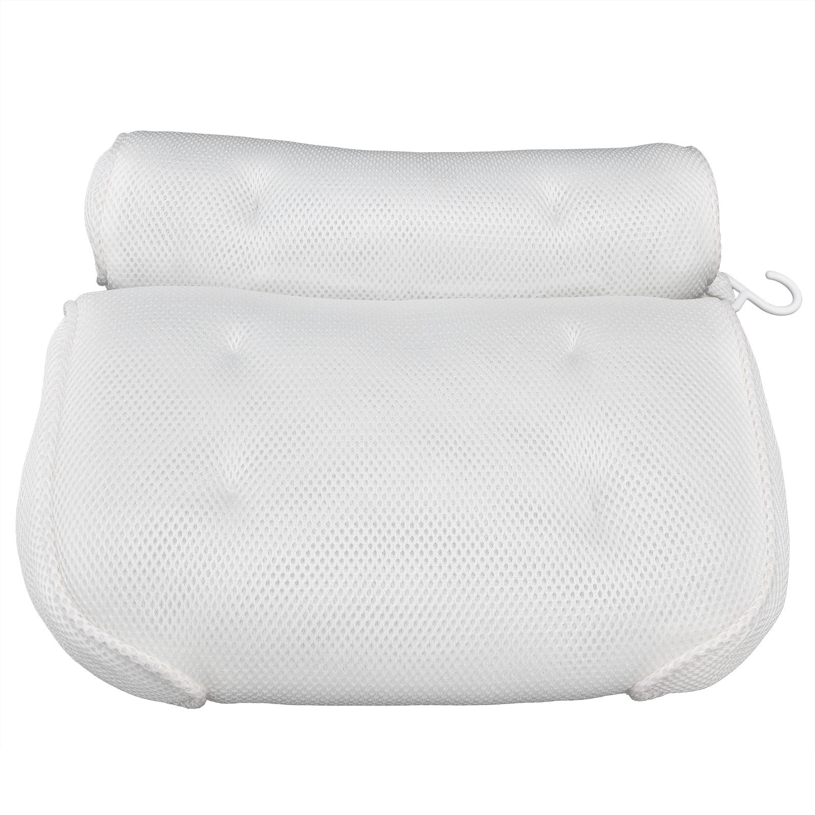 Mesh Bathroom Pillow Soft Comfortable Suction Cup Pillow Bath Tub Pillow for Shower Room