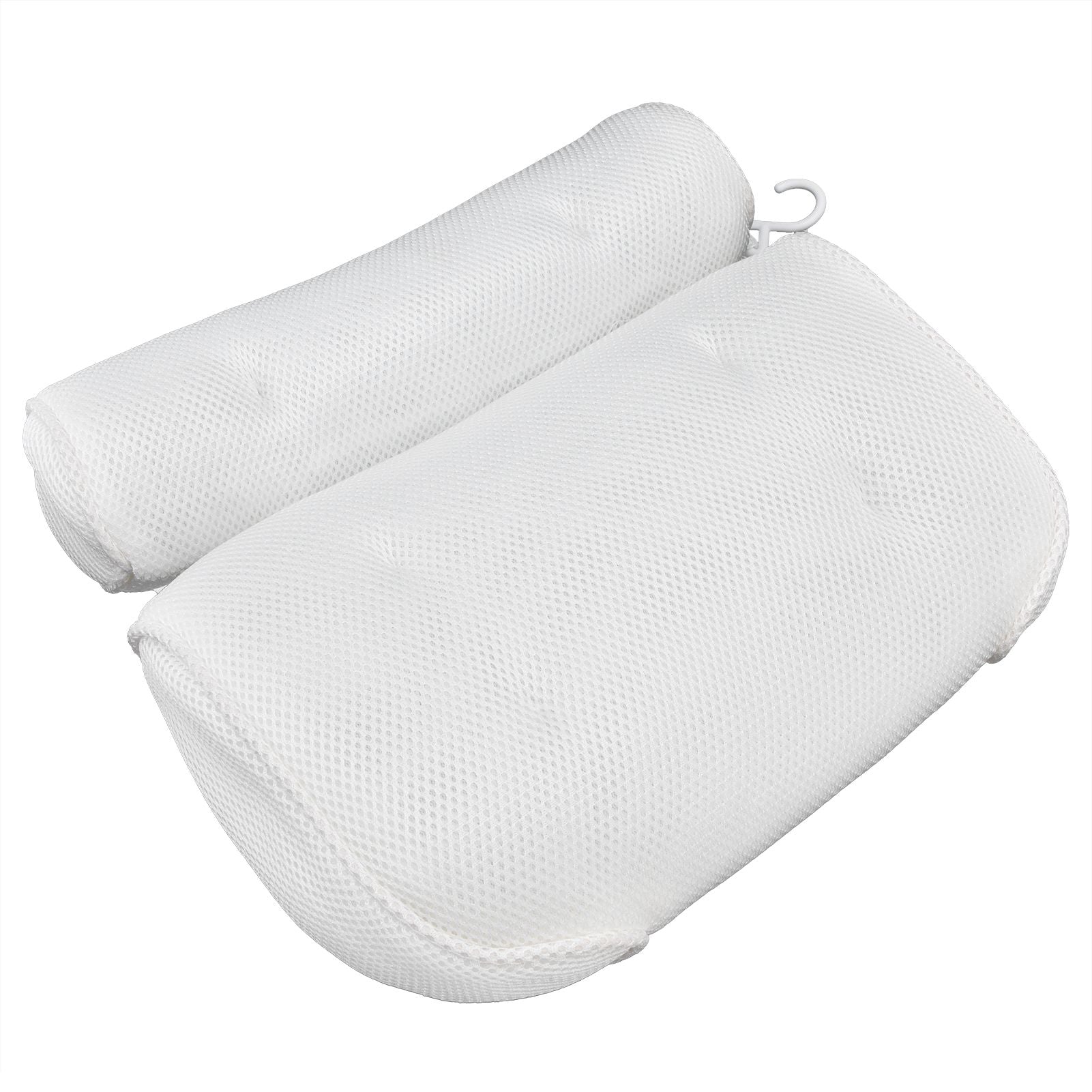 Mesh Bathroom Pillow Soft Comfortable Suction Cup Pillow Bath Tub Pillow for Shower Room