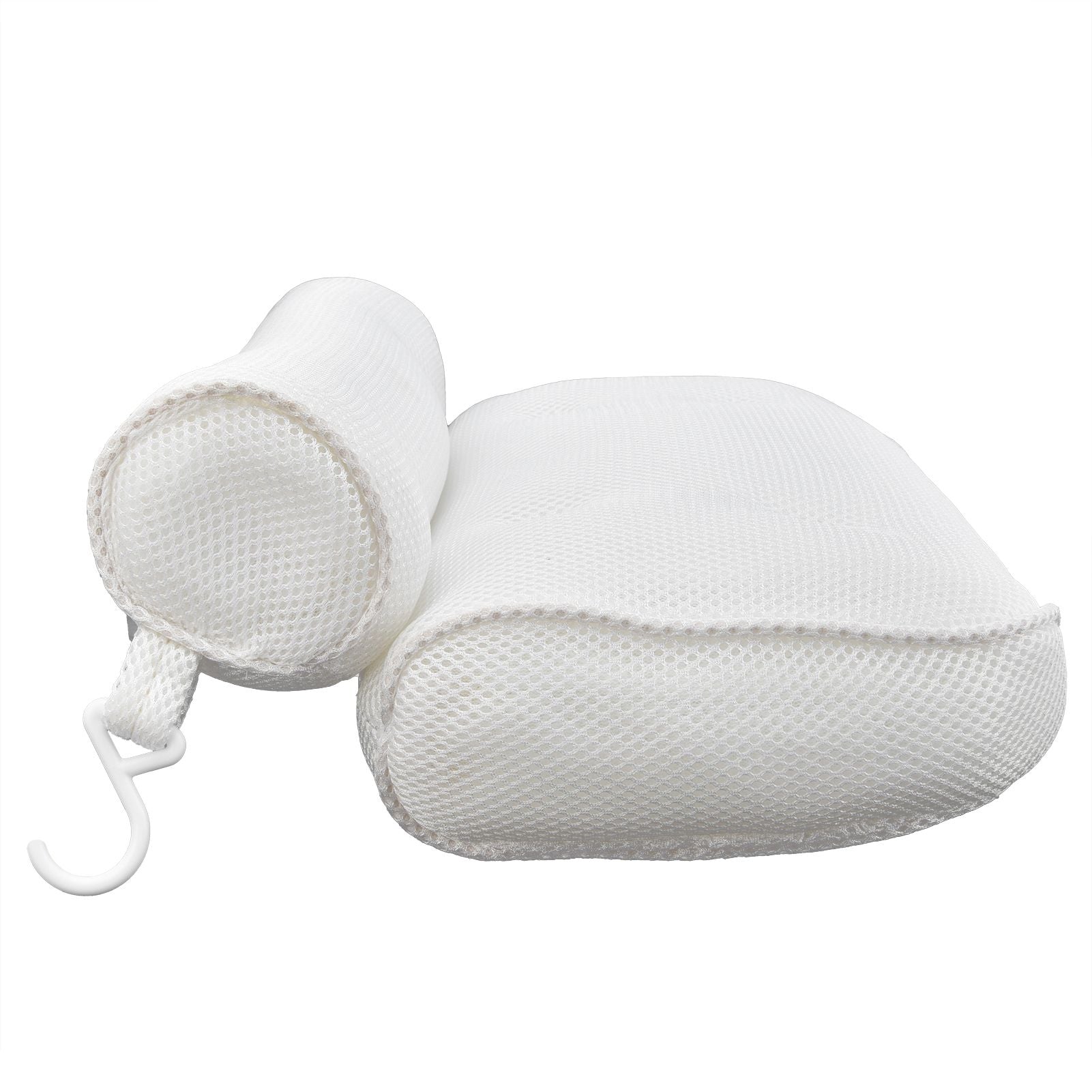 Mesh Bathroom Pillow Soft Comfortable Suction Cup Pillow Bath Tub Pillow for Shower Room