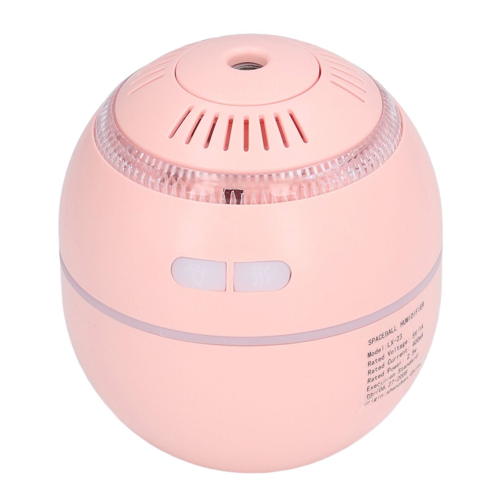 DC 5V/1A 120ML USB Air Humidifier 2 Gear Adjustment Aromatherapy Essential Oil DiffuserPink