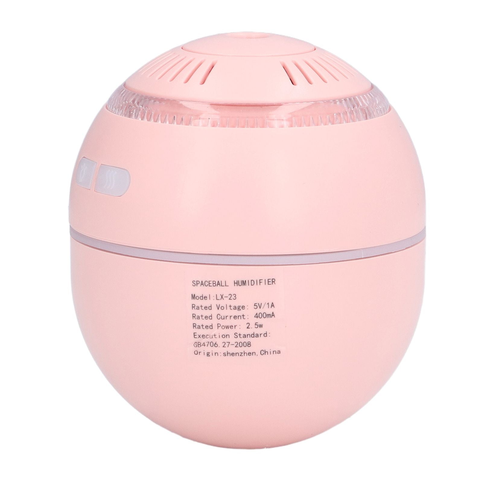 DC 5V/1A 120ML USB Air Humidifier 2 Gear Adjustment Aromatherapy Essential Oil DiffuserPink