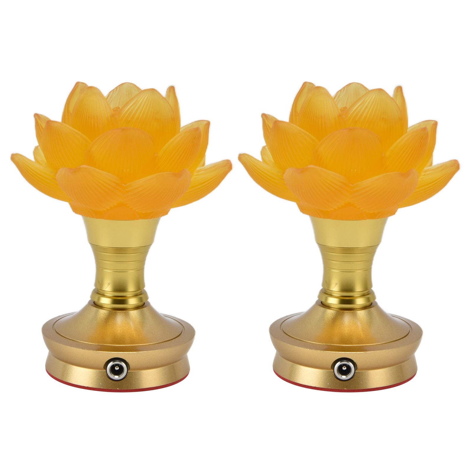 2 Set LED Buddhist Light 3 Color Adjustment Buddha Lamp Plug In Flower Light for Home Buddhist SupplyAU Plug 100-240V