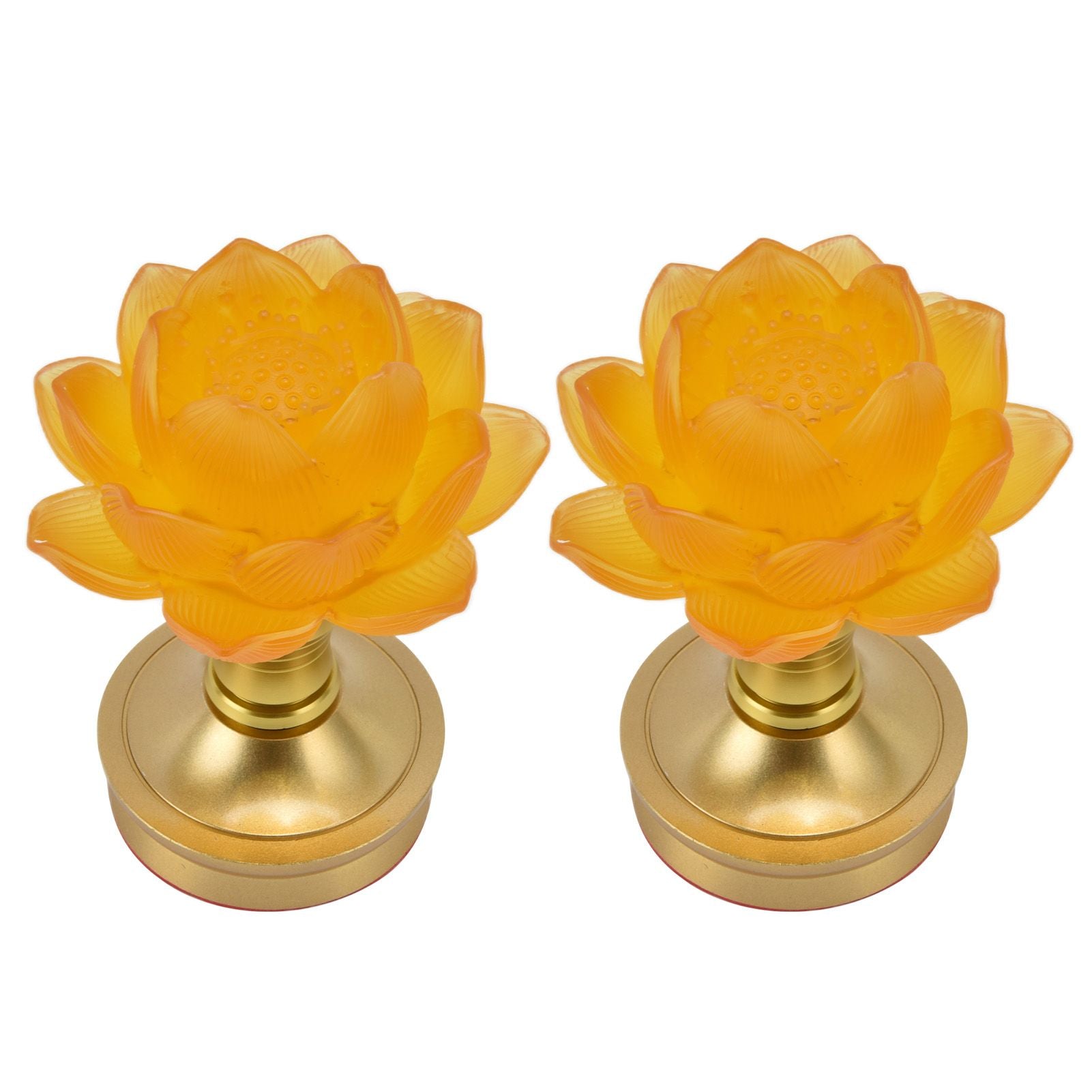2 Set LED Buddhist Light 3 Color Adjustment Buddha Lamp Plug In Flower Light for Home Buddhist SupplyAU Plug 100-240V