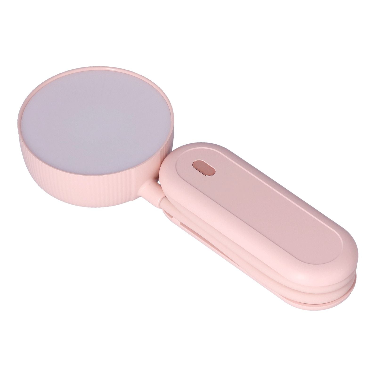 LED Desk Lamp with Gooseneck Night Light 3 Color Stepless Dimming Foldable Eye Protection Lamp USB ChargingPink
