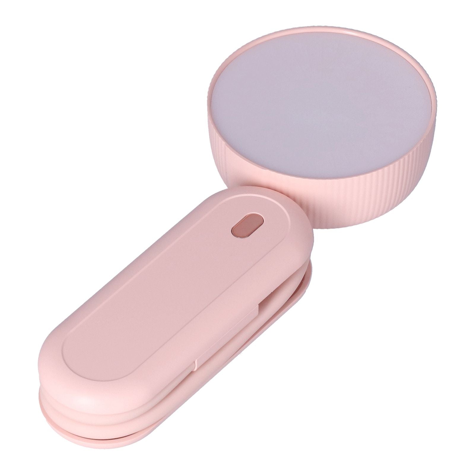 LED Desk Lamp with Gooseneck Night Light 3 Color Stepless Dimming Foldable Eye Protection Lamp USB ChargingPink