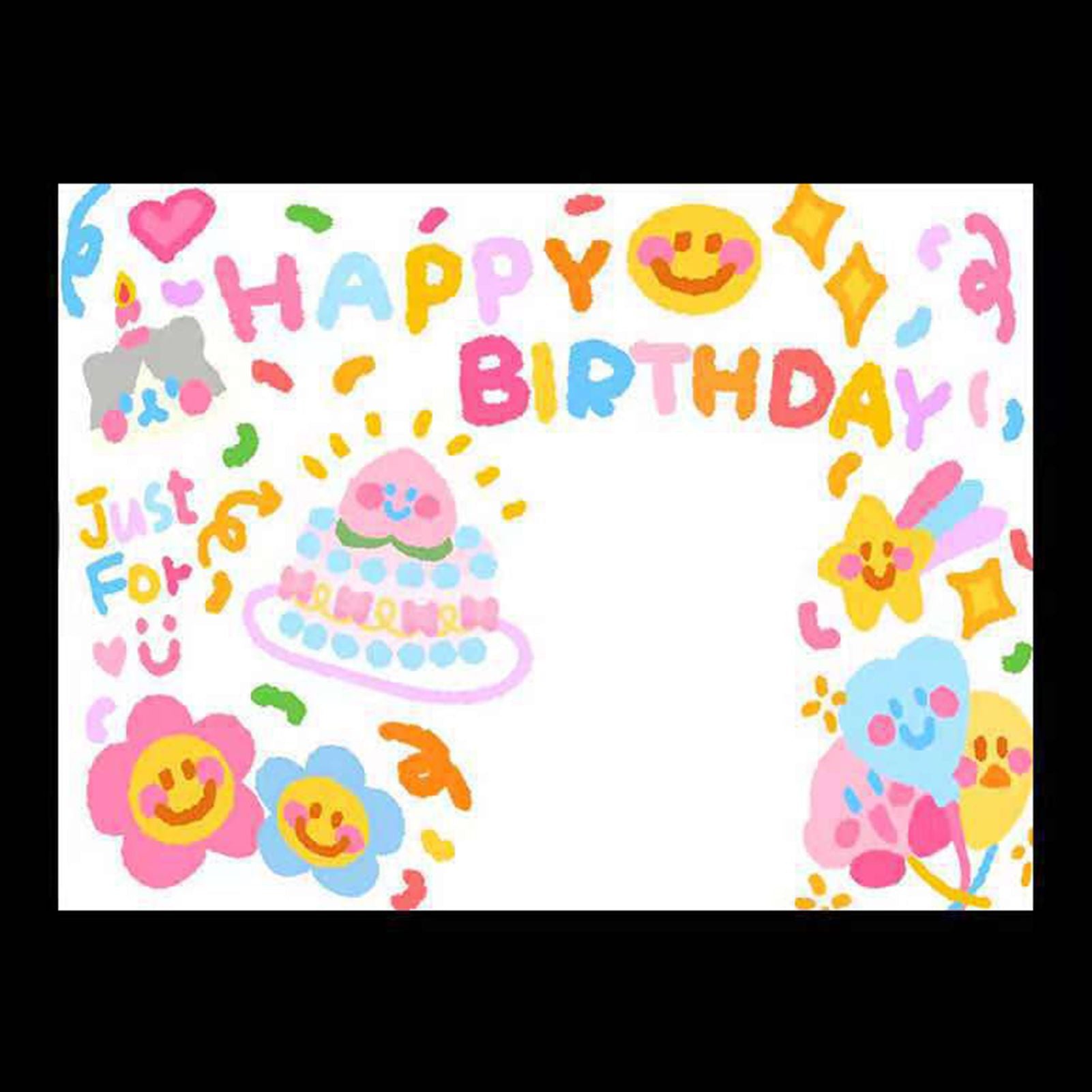 Happy Birthday Projector Mini Birthday Projection Lamp Portable Kids Projection Light for HouseholdSquare 3 Pink