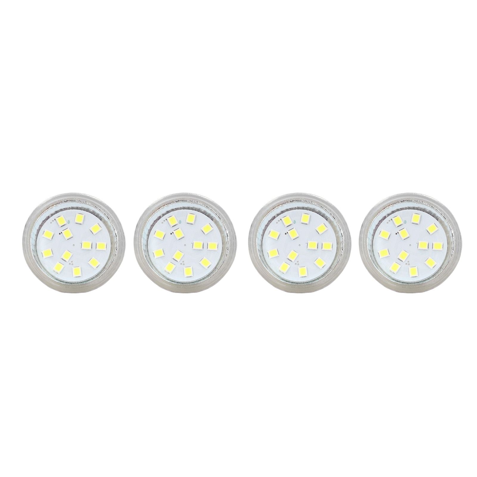 4PCS MR11 12LED Light Bulb 2W 300LM Spot Light Bulb Double Pin Base Landscape Light BulbCold White 6000K