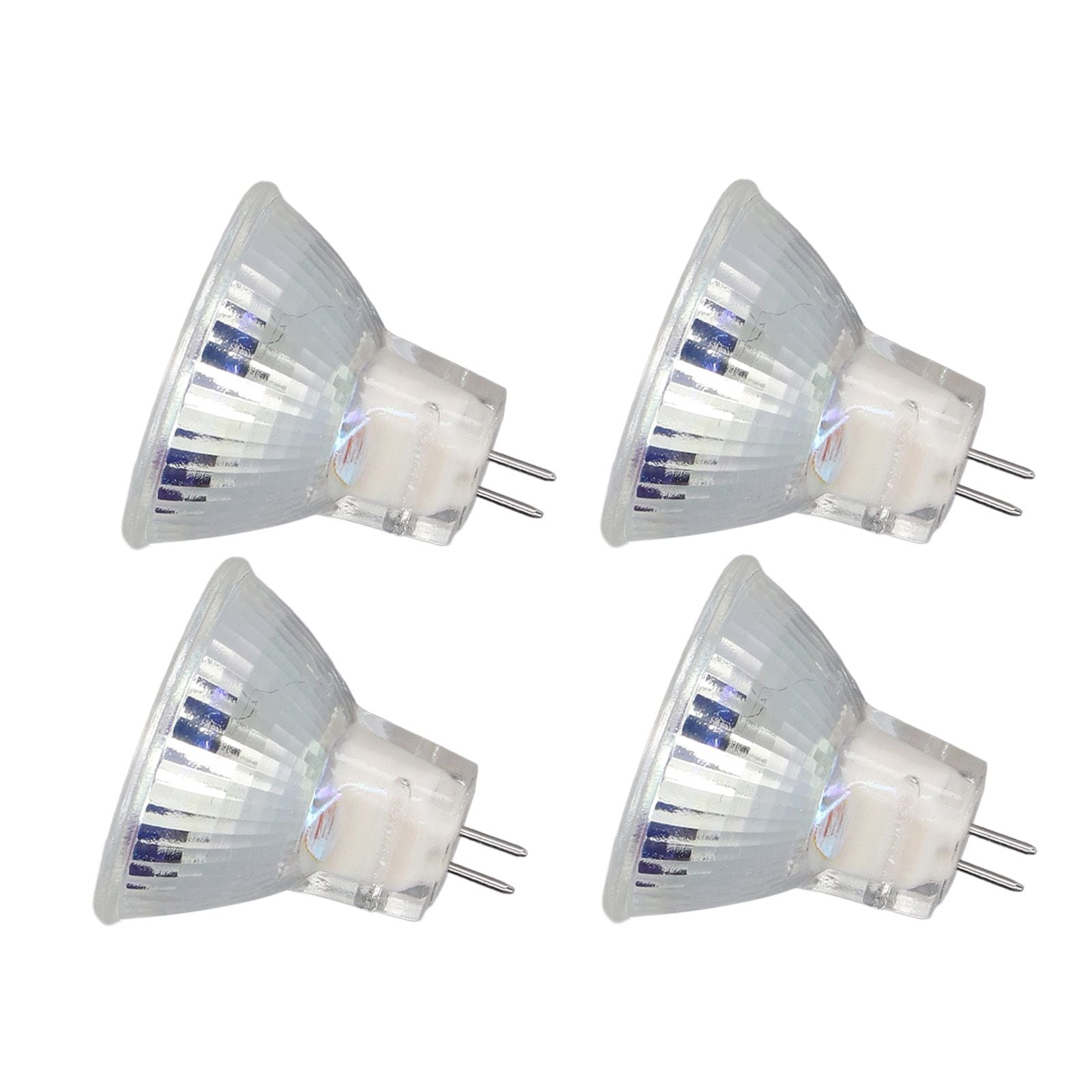 4PCS MR11 12LED Light Bulb 2W 300LM Spot Light Bulb Double Pin Base Landscape Light BulbCold White 6000K