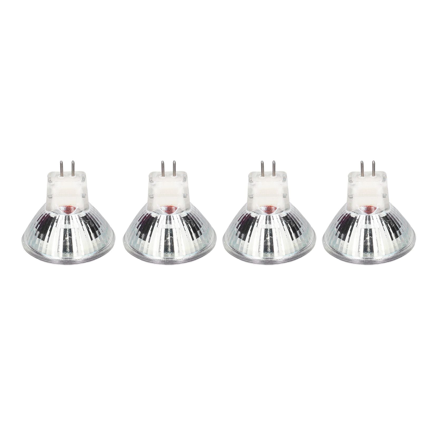 4PCS MR11 12LED Light Bulb 2W 300LM Spot Light Bulb Double Pin Base Landscape Light BulbCold White 6000K