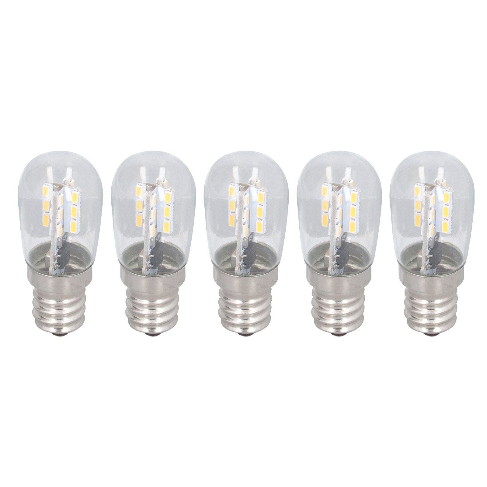 10PCS LED E12 Light Bulb Glass Small Ceiling Lamp Bulb 500LM Wall Lamp Bulb for Bedroom Office 220V