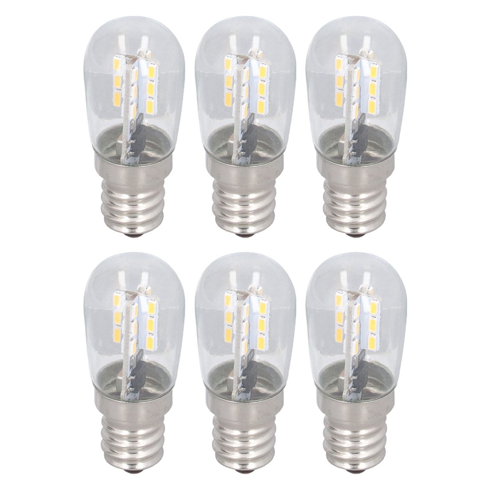 10PCS LED E12 Light Bulb Glass Small Ceiling Lamp Bulb 500LM Wall Lamp Bulb for Bedroom Office 220V