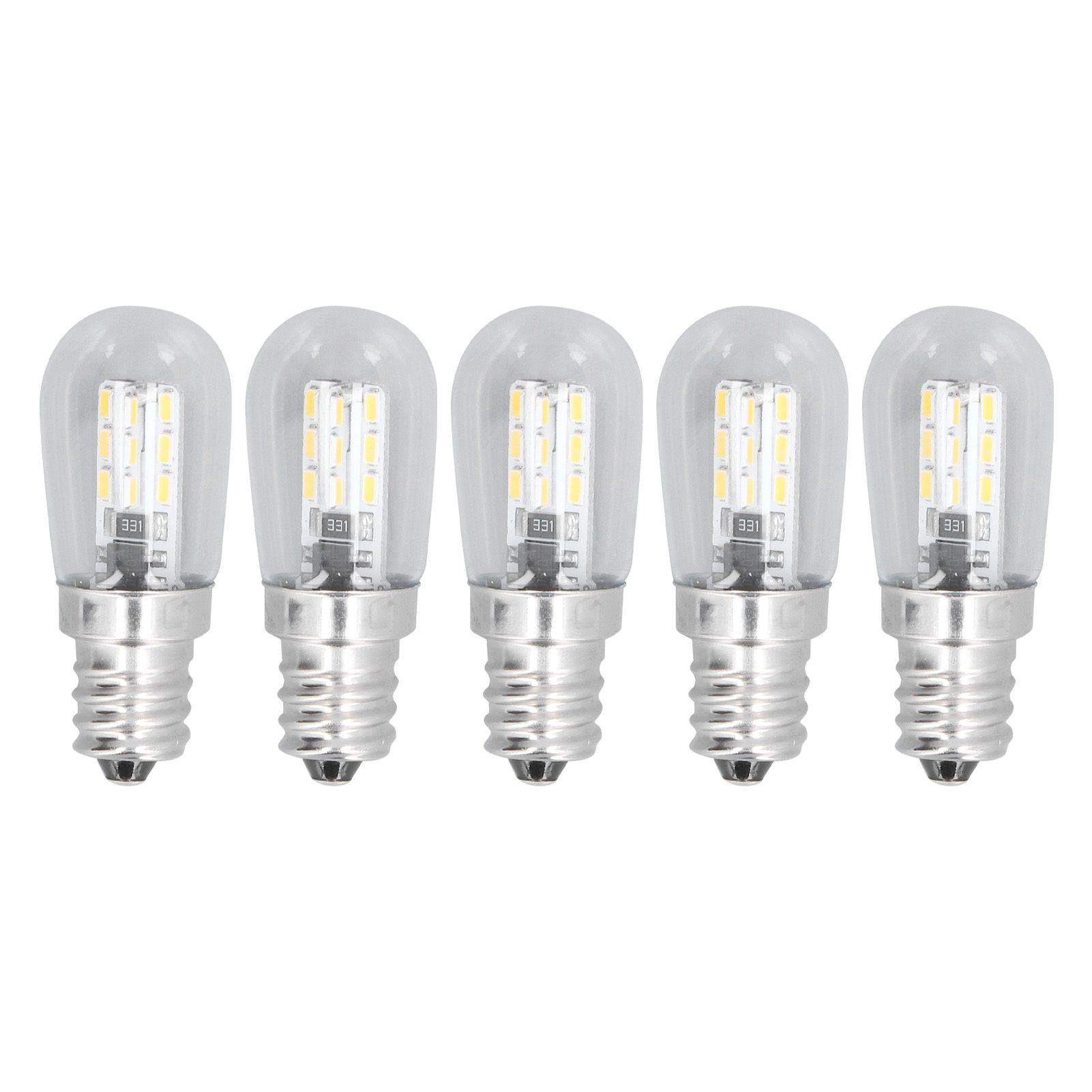 10PCS LED E12 Light Bulb Glass Small Ceiling Lamp Bulb 500LM Wall Lamp Bulb for Bedroom Office 220V