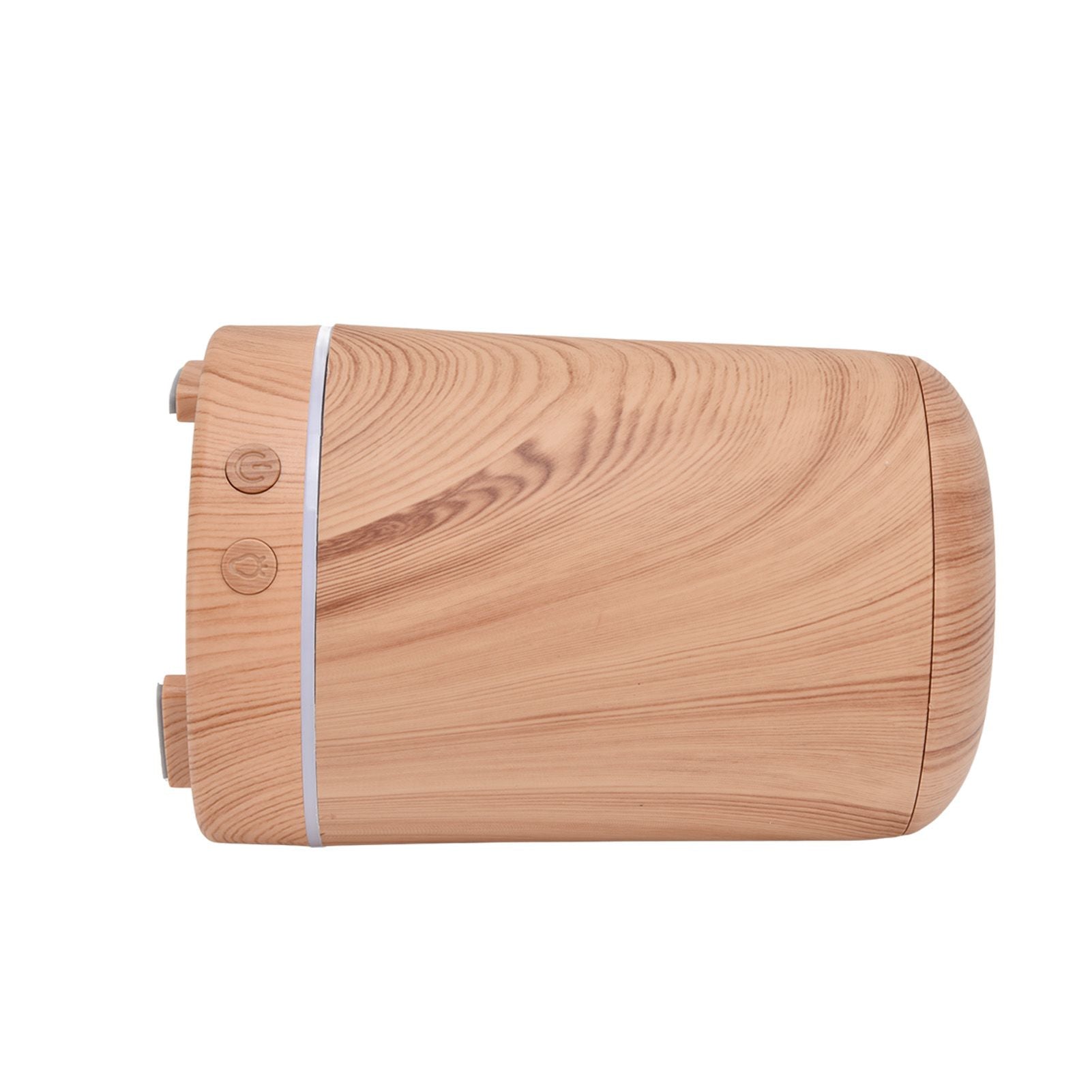 200ml Wood Grain Humidifier Aroma Air Humidifier USB Powered Night Light Humidifier for Bedroom