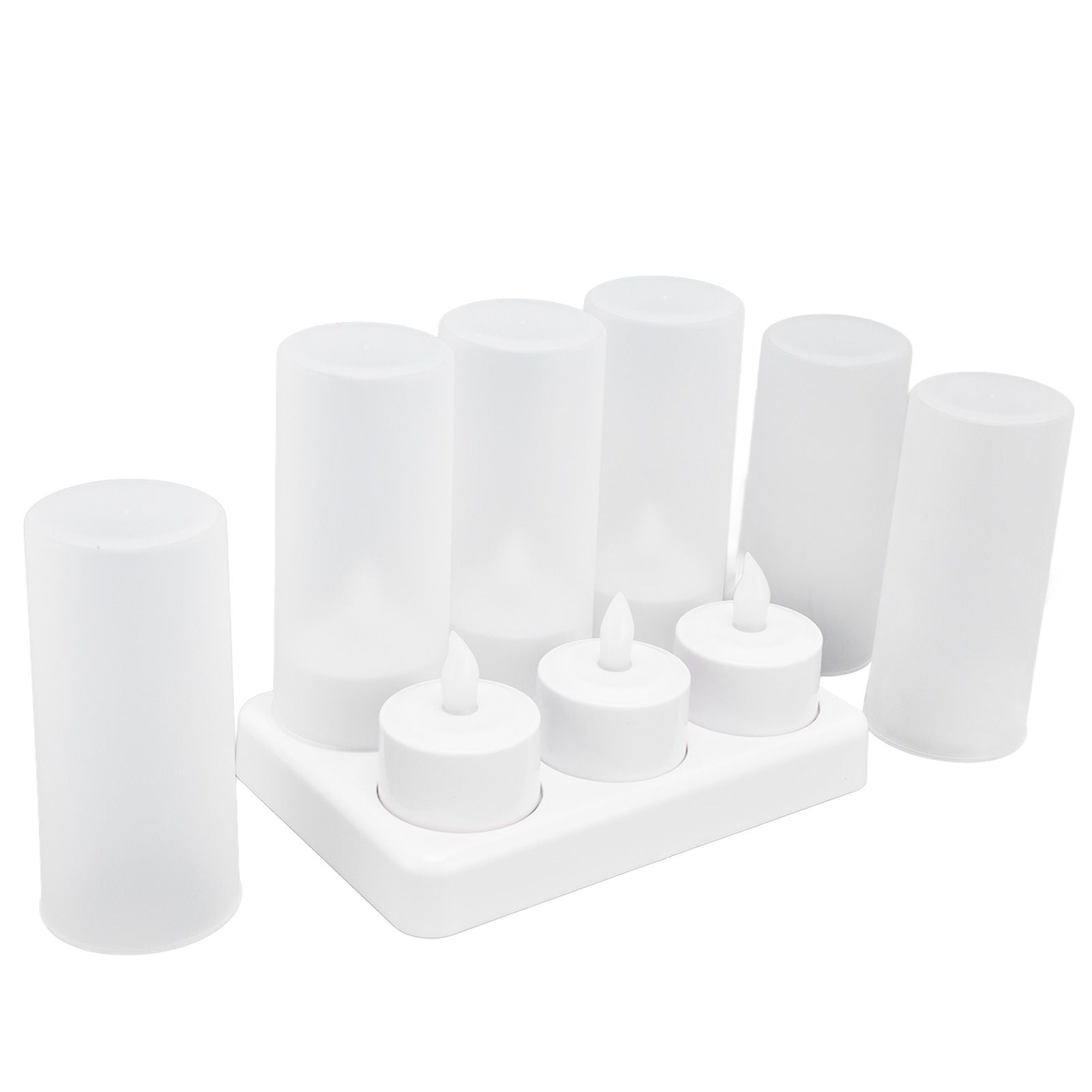 Candle Light Warm White Light LED Tea Light for Wedding Party Table Dining Room 100‑240VAU Plug