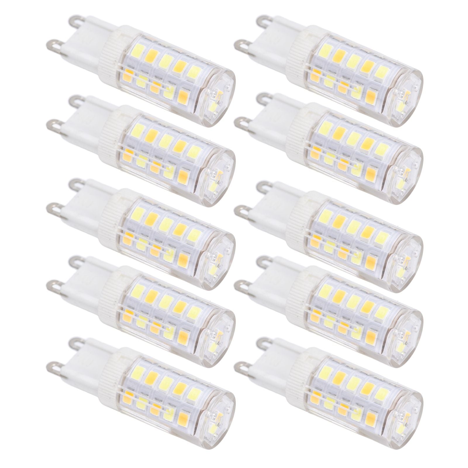 10PCS G9 220V LED Lamp Dimmable Ceramic LED Bulb Replace Halogen Lamp for ChandelierG9 3W 32LED
