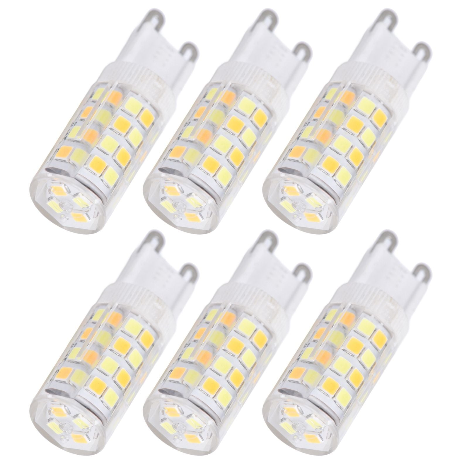 10PCS G9 220V LED Lamp Dimmable Ceramic LED Bulb Replace Halogen Lamp for ChandelierG9 5W 52LED