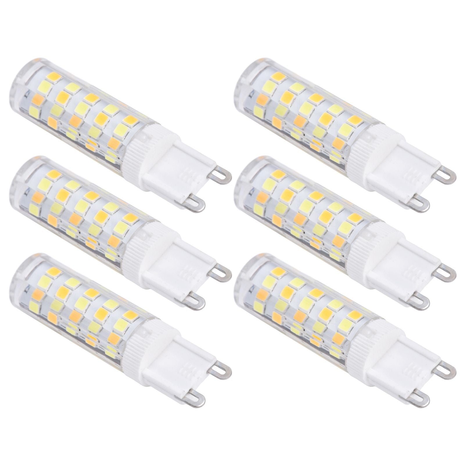 10PCS G9 220V LED Lamp Dimmable Ceramic LED Bulb Replace Halogen Lamp for ChandelierG9 7W 64LED