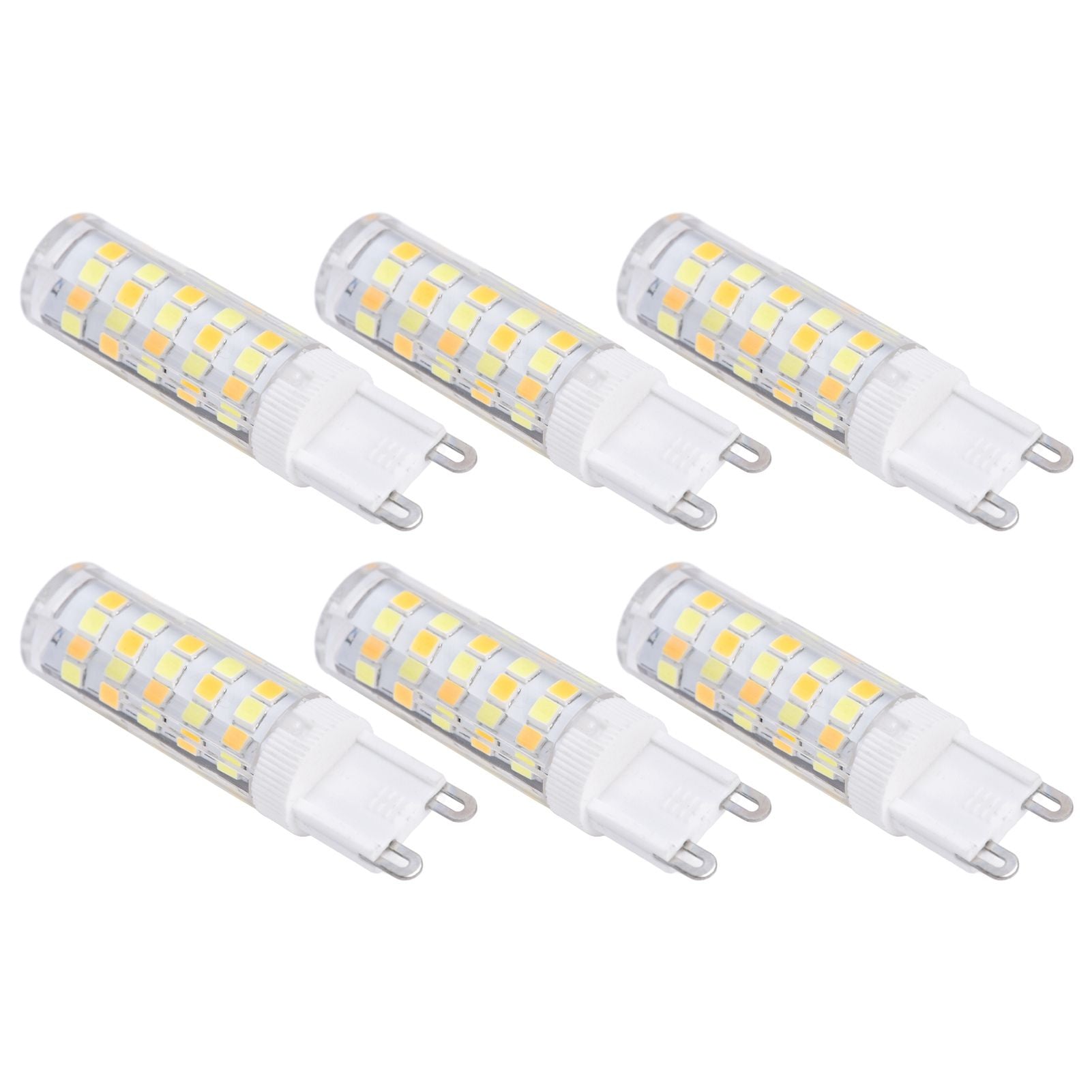 10PCS G9 220V LED Lamp Dimmable Ceramic LED Bulb Replace Halogen Lamp for ChandelierG9 7W 64LED