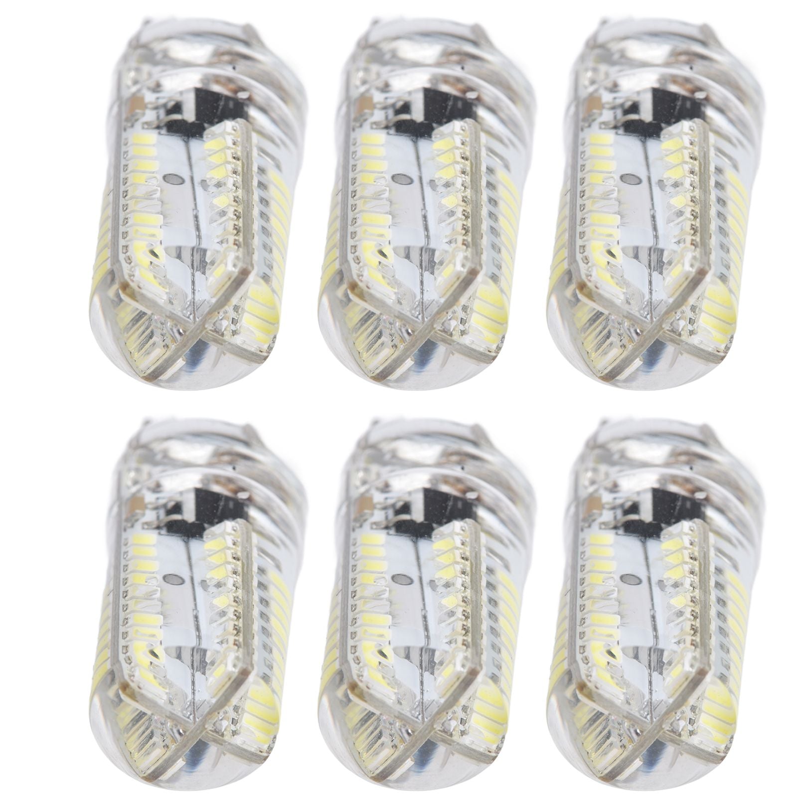6Pcs G8 Small Bulbs 5W Small Bulb Light Source 80LED for CeilingLamp Wall Lamp Table Lamp 110VWarm Light