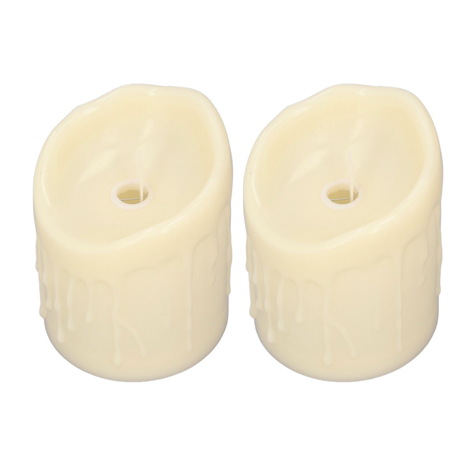 2pcs Flameless Candles Lamp Simulation LED Candle Light for Dating Wedding Proposal