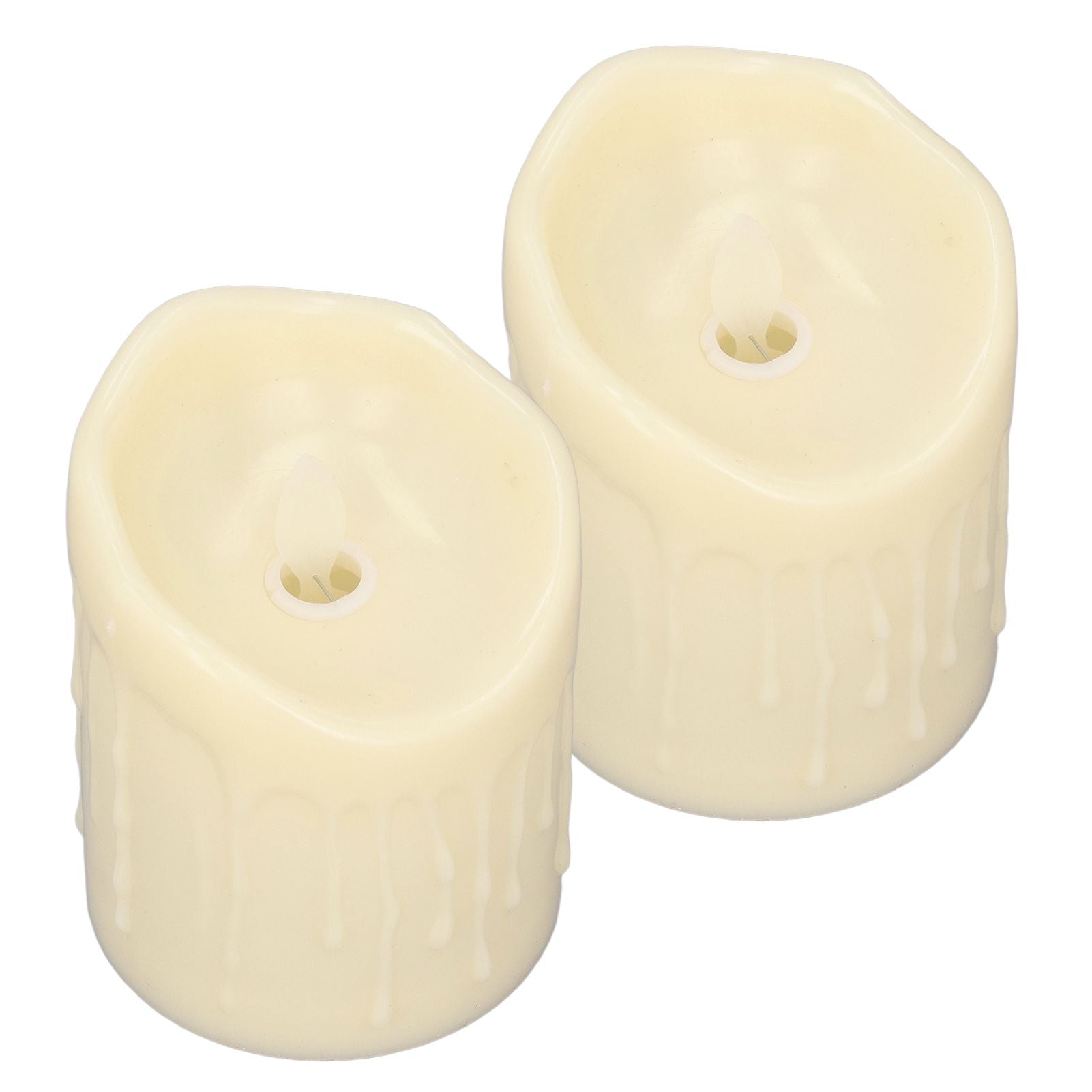 2pcs Flameless Candles Lamp Simulation LED Candle Light for Dating Wedding Proposal