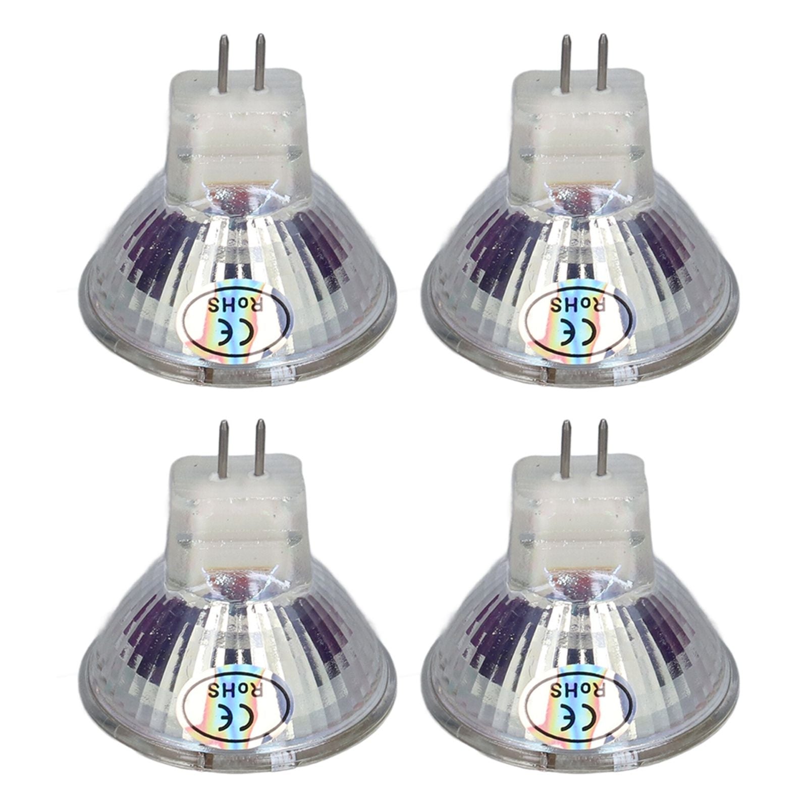 4Pcs MR11 LED Bulb 5W 500lm Bulb Replacement with 15 Beads Double Pin Base for Spotlight Landscape LampWarm White