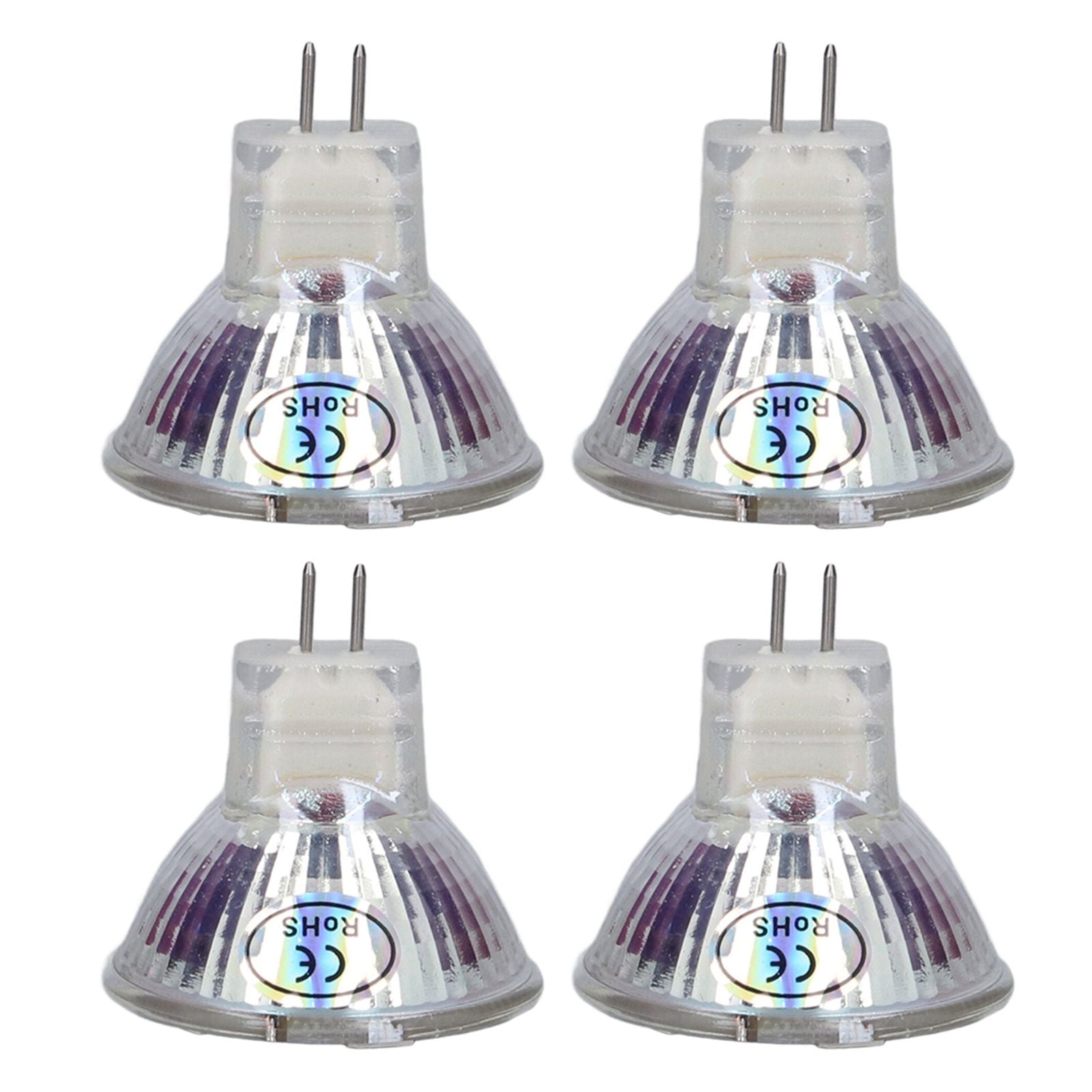 4Pcs MR11 LED Bulb 5W 500lm Bulb Replacement with 15 Beads Double Pin Base for Spotlight Landscape LampWarm White
