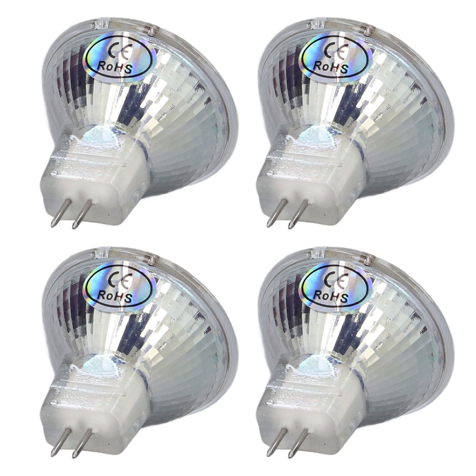 4Pcs MR11 LED Bulb 5W 500lm Bulb Replacement with 15 Beads Double Pin Base for Spotlight Landscape LampWarm White