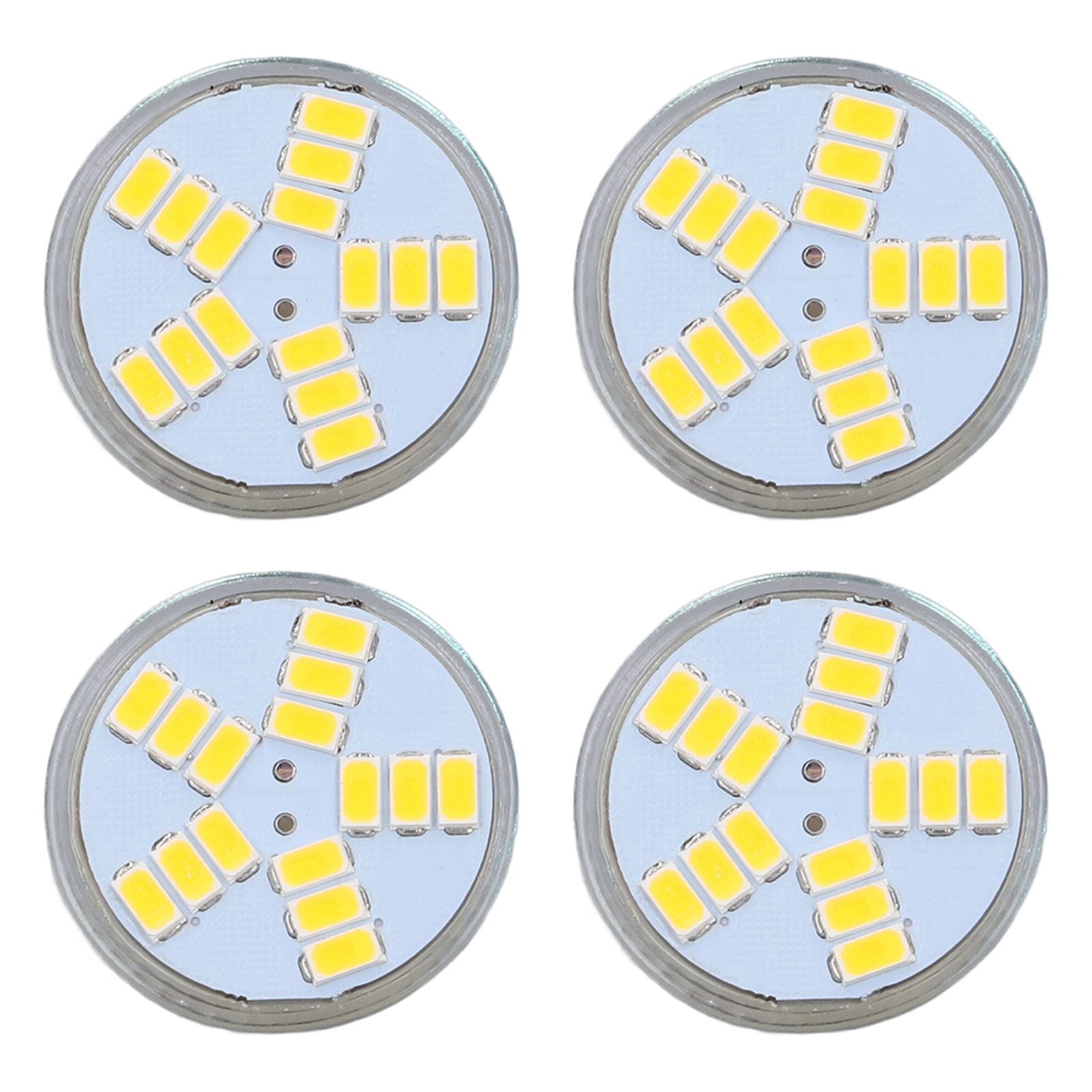 4Pcs MR11 LED Bulb 5W 500lm Bulb Replacement with 15 Beads Double Pin Base for Spotlight Landscape LampCold White