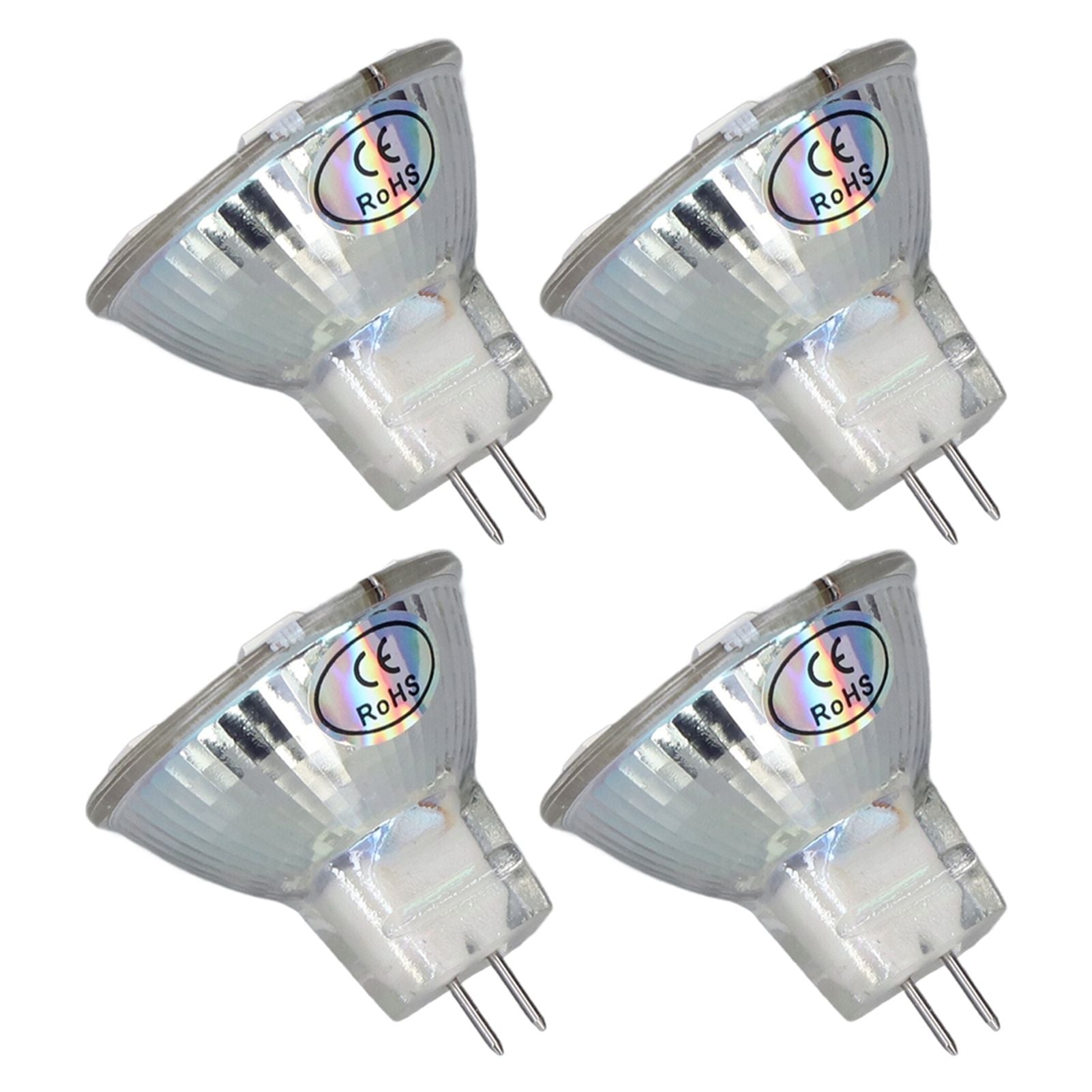 4Pcs MR11 LED Bulb 5W 500lm Bulb Replacement with 15 Beads Double Pin Base for Spotlight Landscape LampCold White
