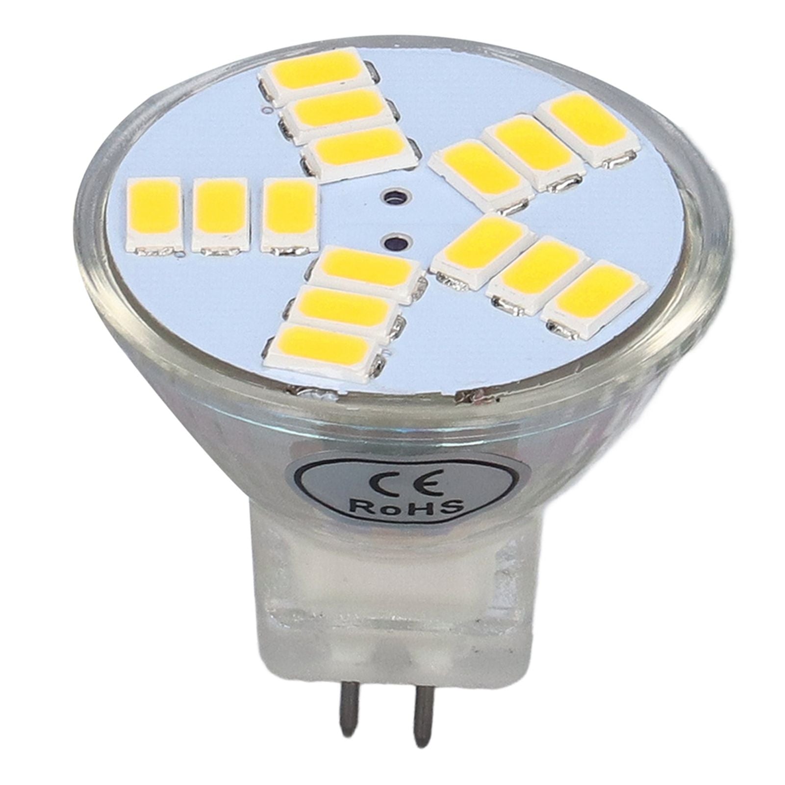 4Pcs MR11 LED Bulb 5W 500lm Bulb Replacement with 15 Beads Double Pin Base for Spotlight Landscape LampCold White