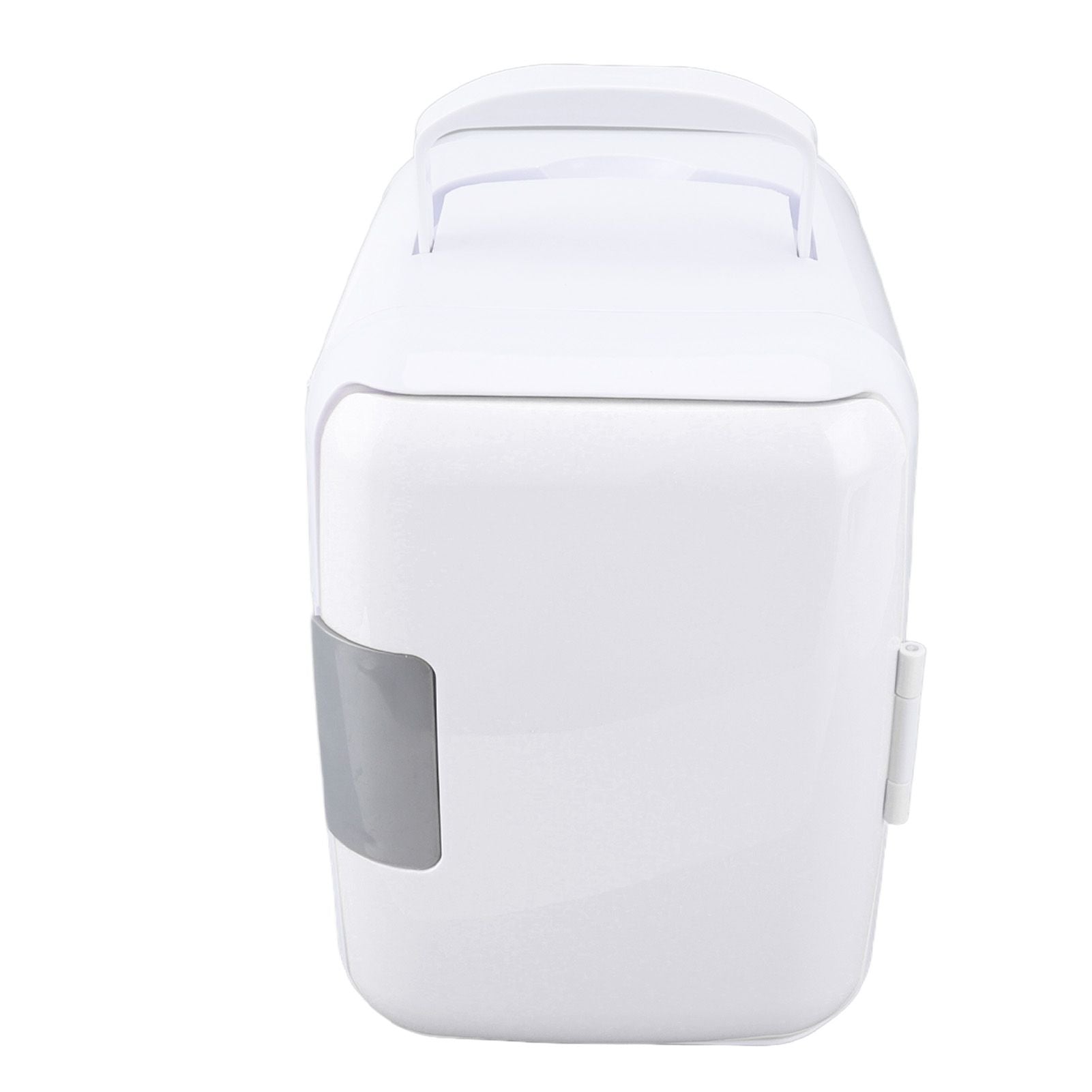 Car Fridge 4 Liters Durable ABS Cosmetic Storage Detachable Partition Portable Mini Fridge for Food Cosmetic Car White