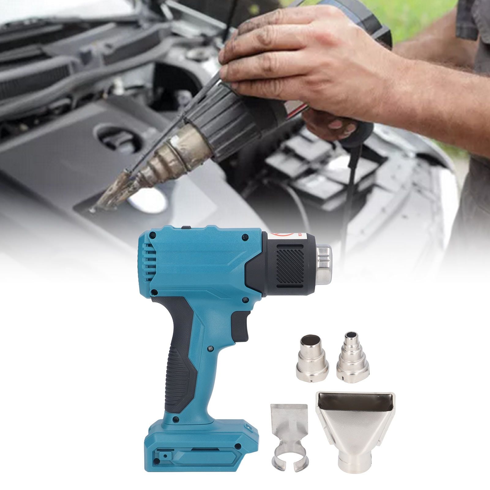Cordless Heat Gun ABS 3 Gear Rechargeable Portable Plastic Welding Gun for Packaging
