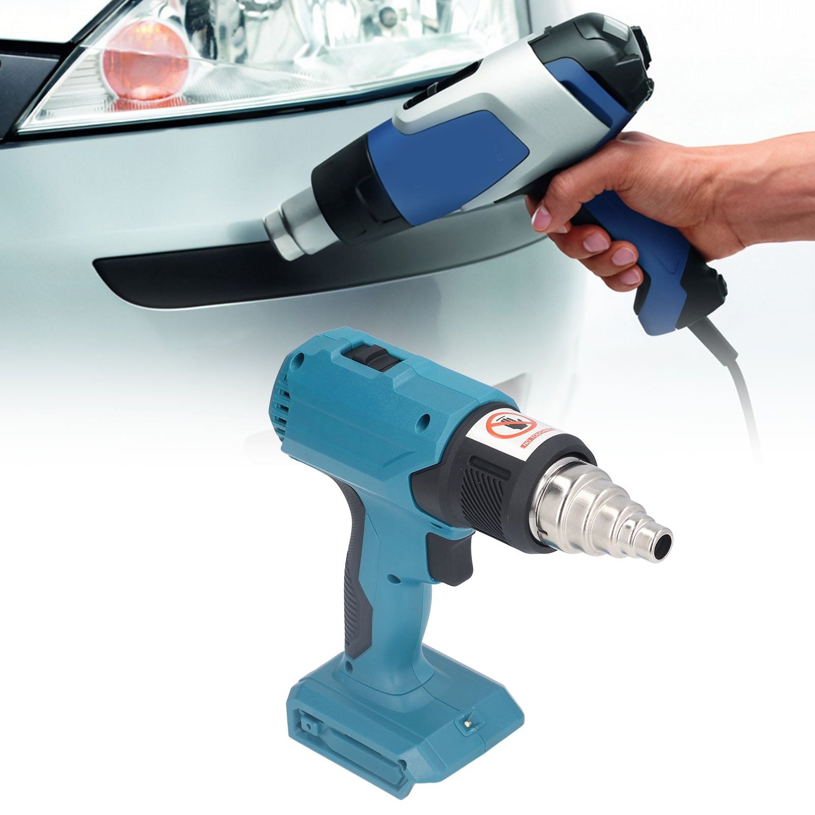 Cordless Heat Gun ABS 3 Gear Rechargeable Portable Plastic Welding Gun for Packaging