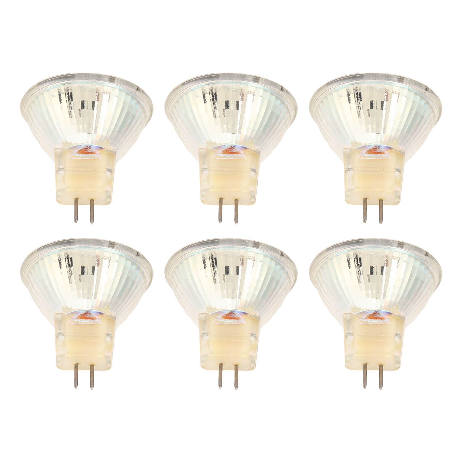 6Pcs GU4 LED Bulb 270LM 15LED Energy Saving Light Bulb MR11 Track Lamp Beads 12V 3W Warm Light 3000K