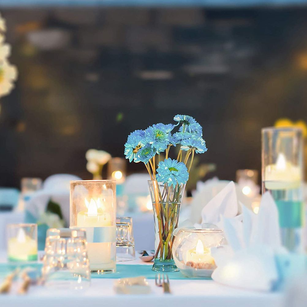 24 Pcs Heart Shape LED Candles Tea Light Romantic Love LED Candles for Valentine s Day Wedding Table Decor