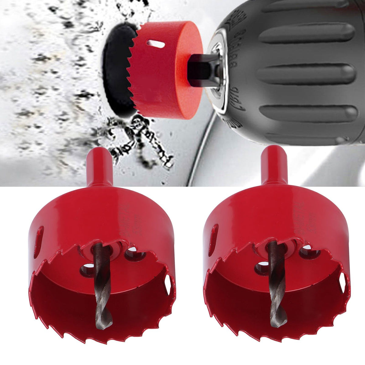 2PCS 53mm Hole Saw Round Beehive Vent Hole Opener Drilling Cutter Tool Beekeeping Tool