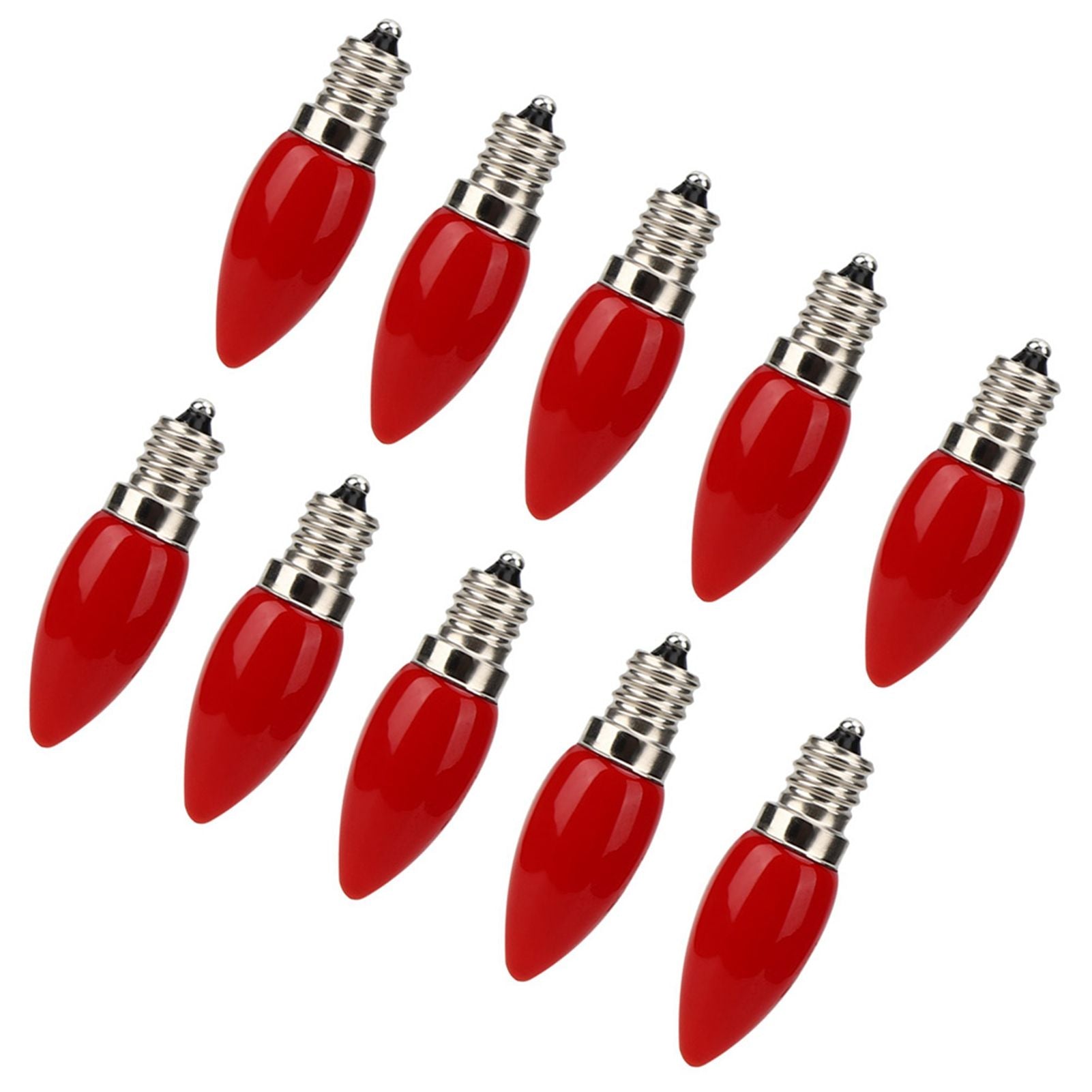 10Pcs Mini E12 LED Light Bulb 1.5W AC110V for Home Chandelier Ceiling Light Wall Lamp