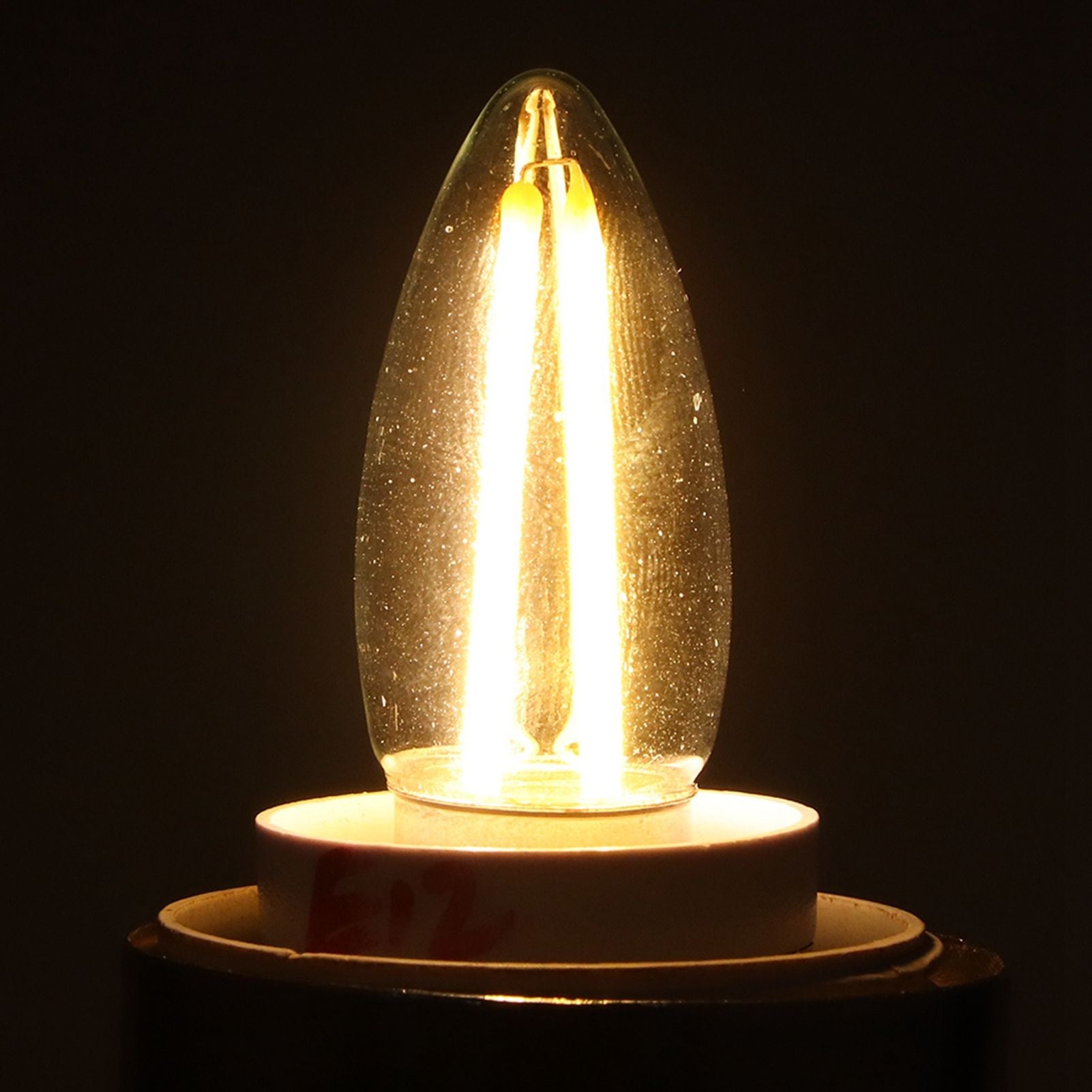 10Pcs E12 Long Filament Small LED Light Bulbs Dimmable Lamp 1.5W AC110V for Home Lighting