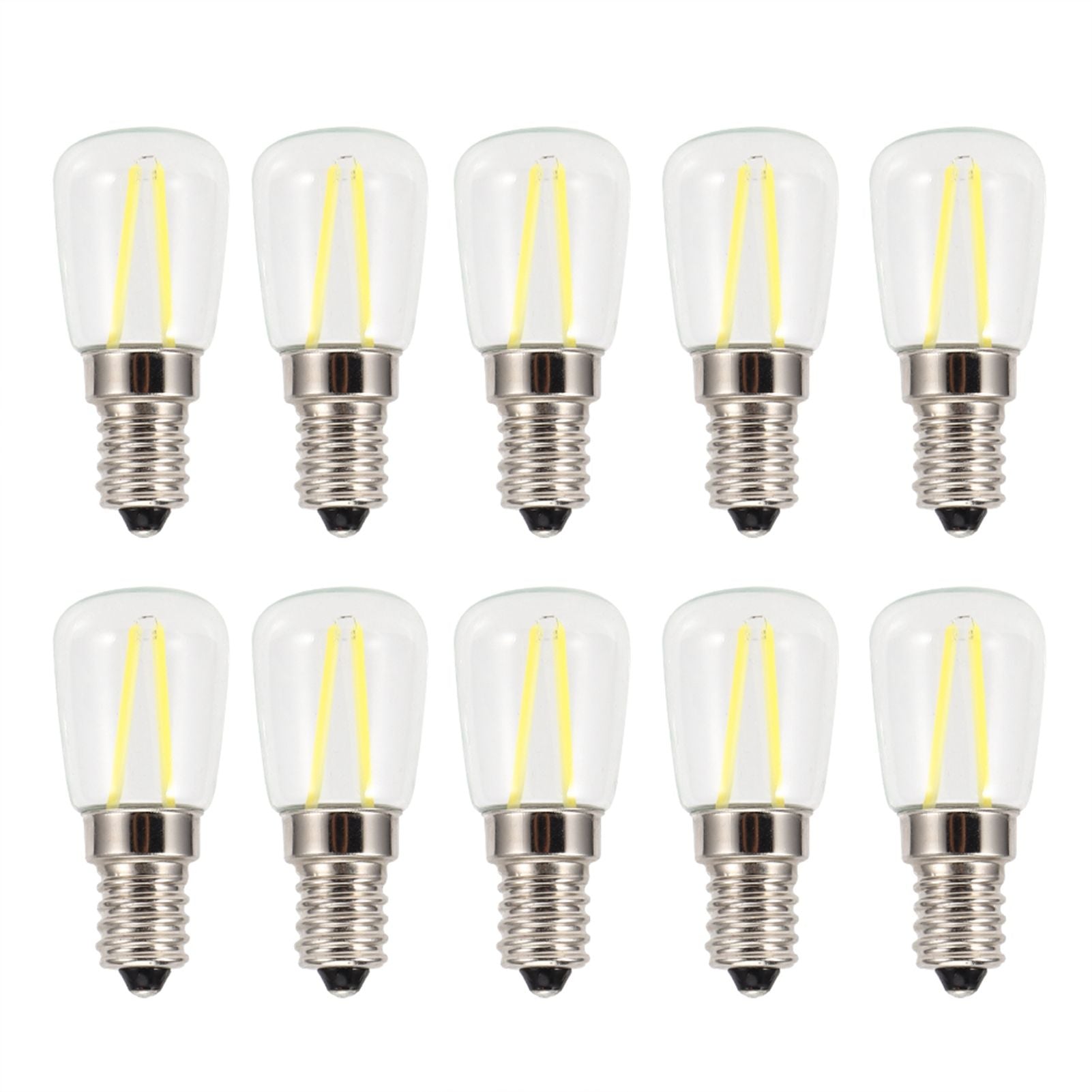 10PCS Mini Dimmable E14 LED Light Bulb 1.5W AC 110V for Chandelier Wall Lamp Home Lighting