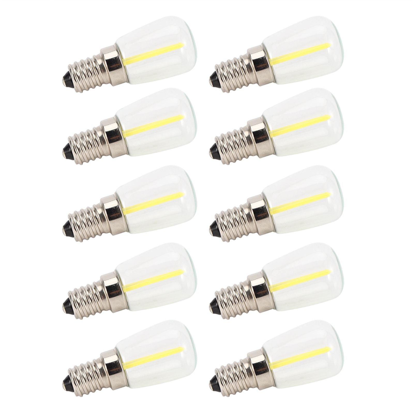 10PCS Mini Dimmable E14 LED Light Bulb 1.5W AC 110V for Chandelier Wall Lamp Home Lighting