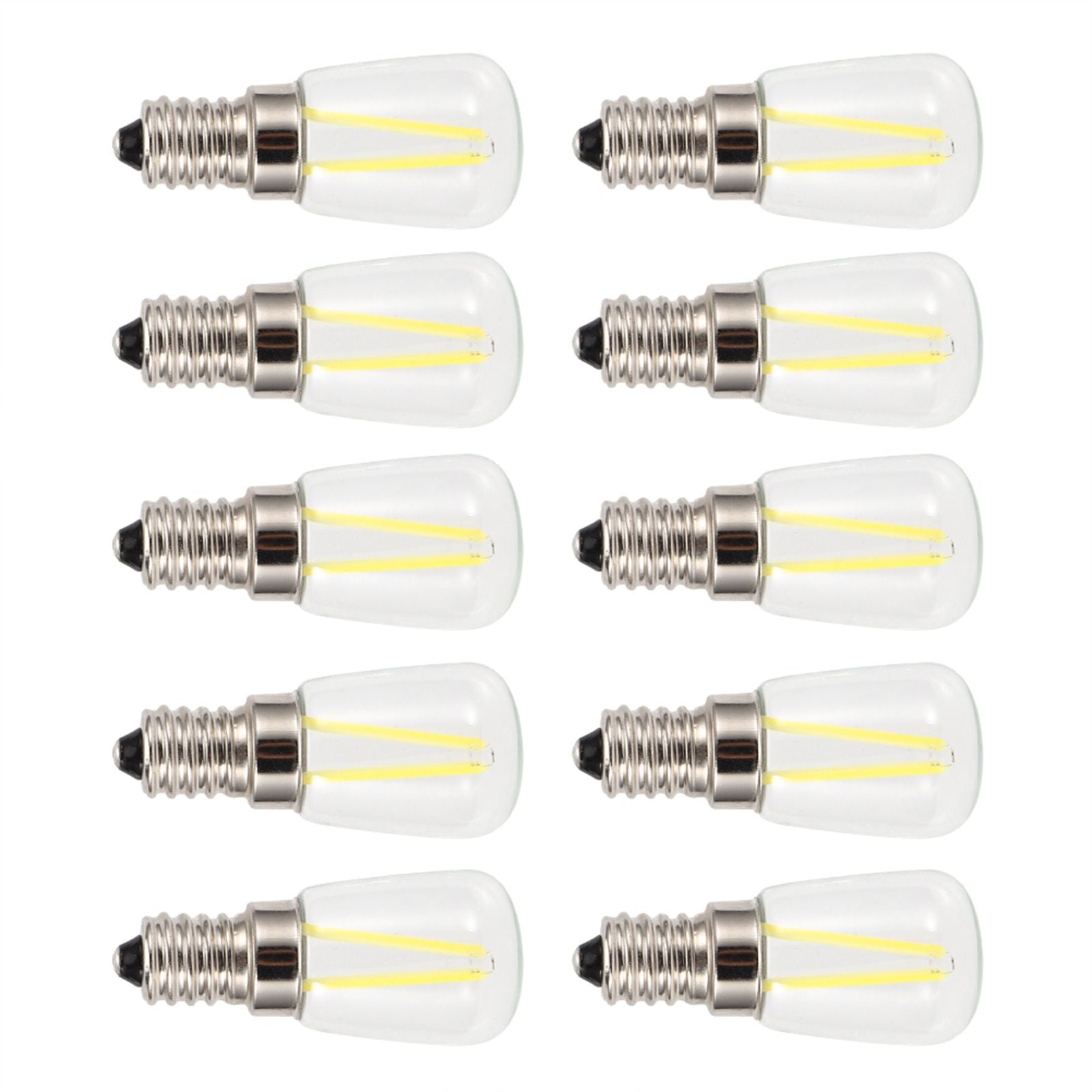 10PCS Mini Dimmable E14 LED Light Bulb 1.5W AC 110V for Chandelier Wall Lamp Home Lighting