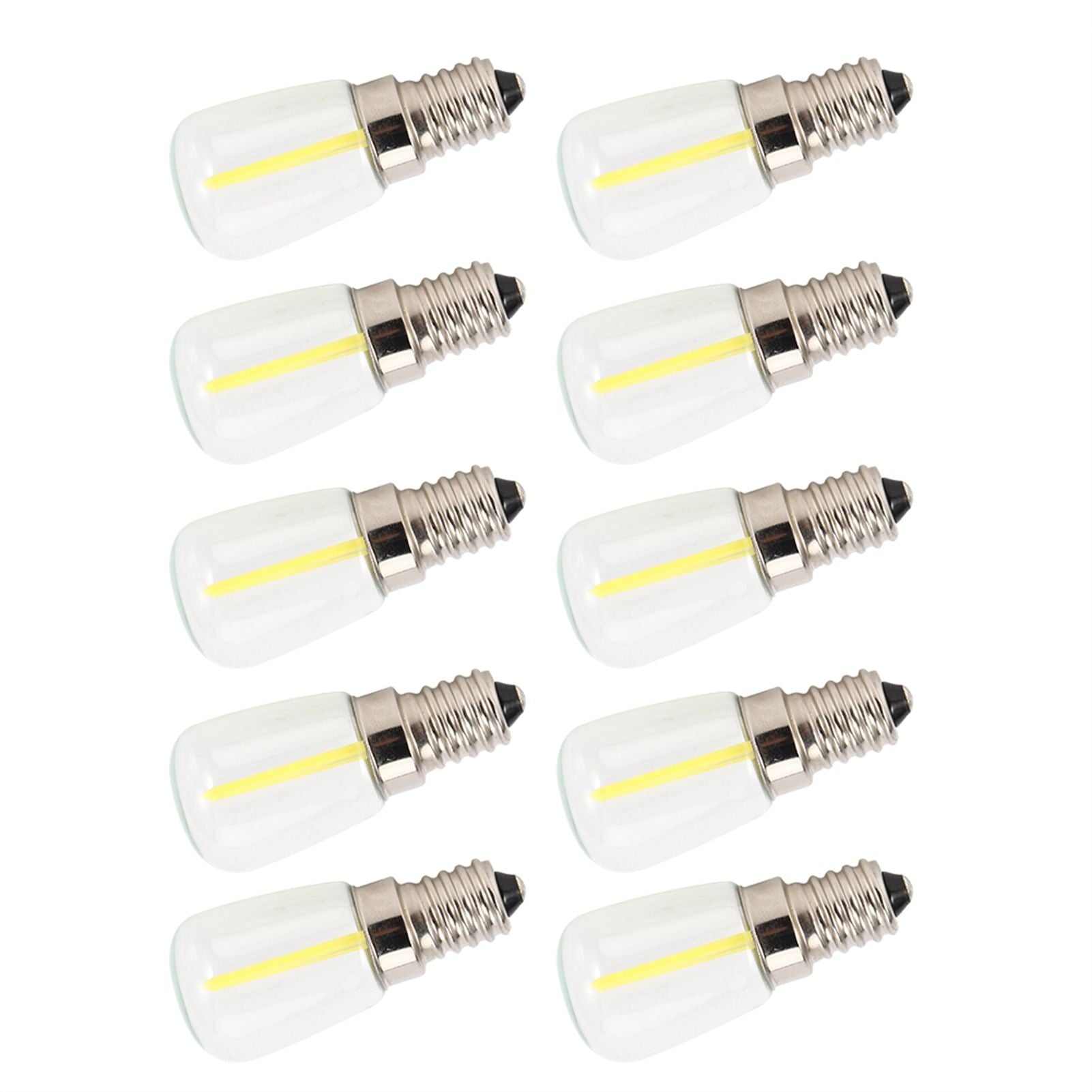 10PCS Mini Dimmable E14 LED Light Bulb 1.5W AC 110V for Chandelier Wall Lamp Home Lighting