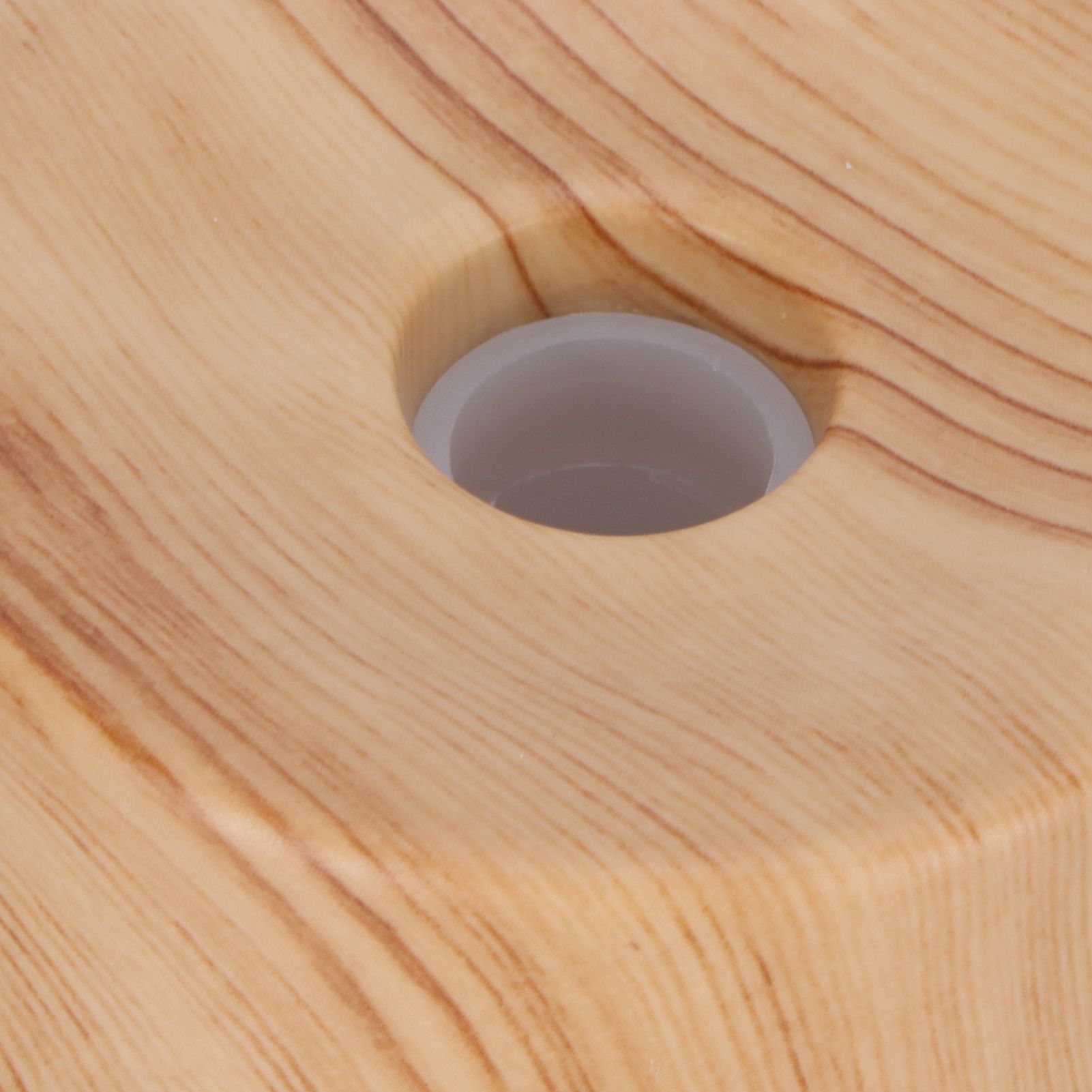 400ml Light Wood Grain Air Diffuser Electric Aroma Humidifier with Ambient Night Lamp 100‑240VAU Plug
